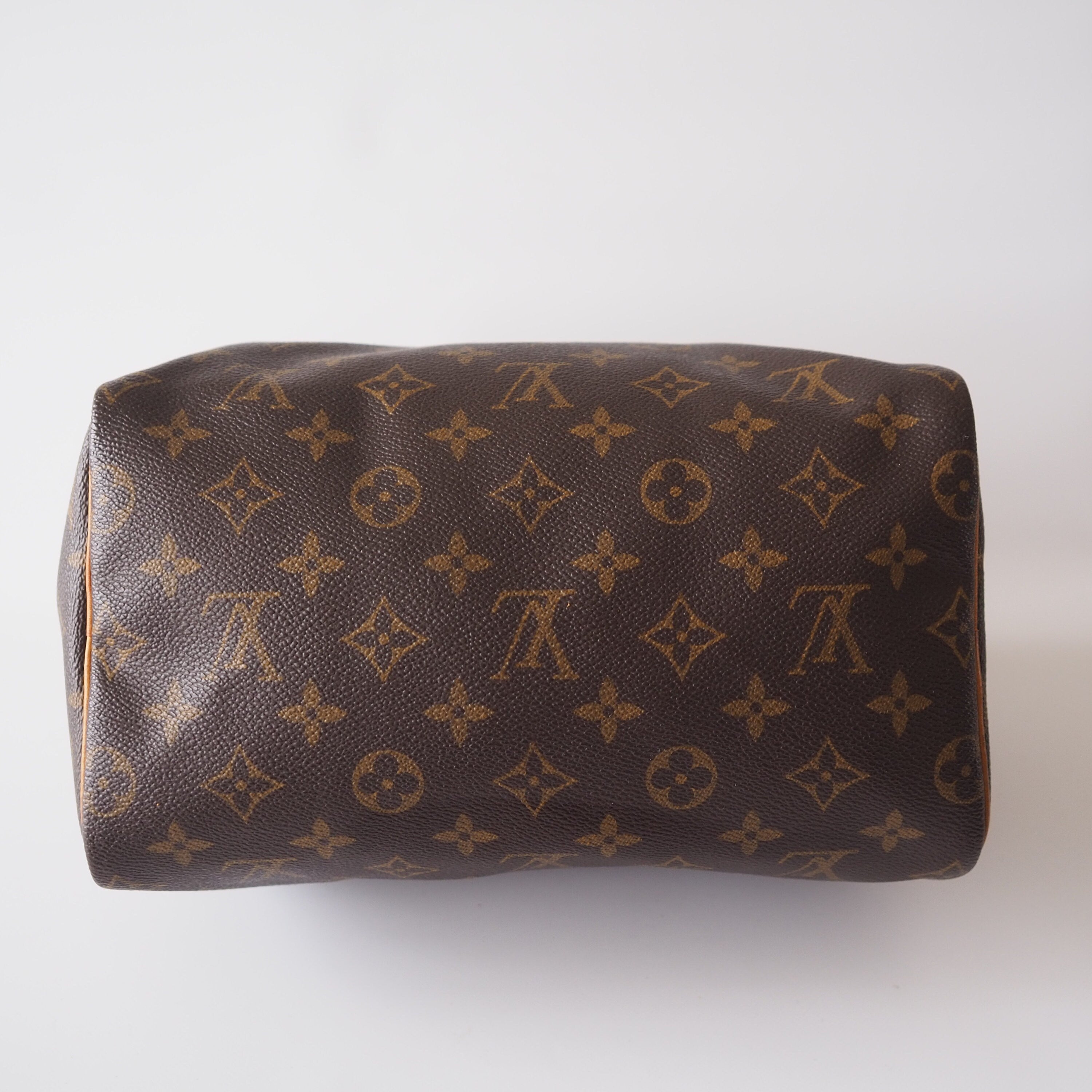 LOUIS VUITTON Speedy 25 Monogram Boston Hand Bag M41528 Purse Authentic