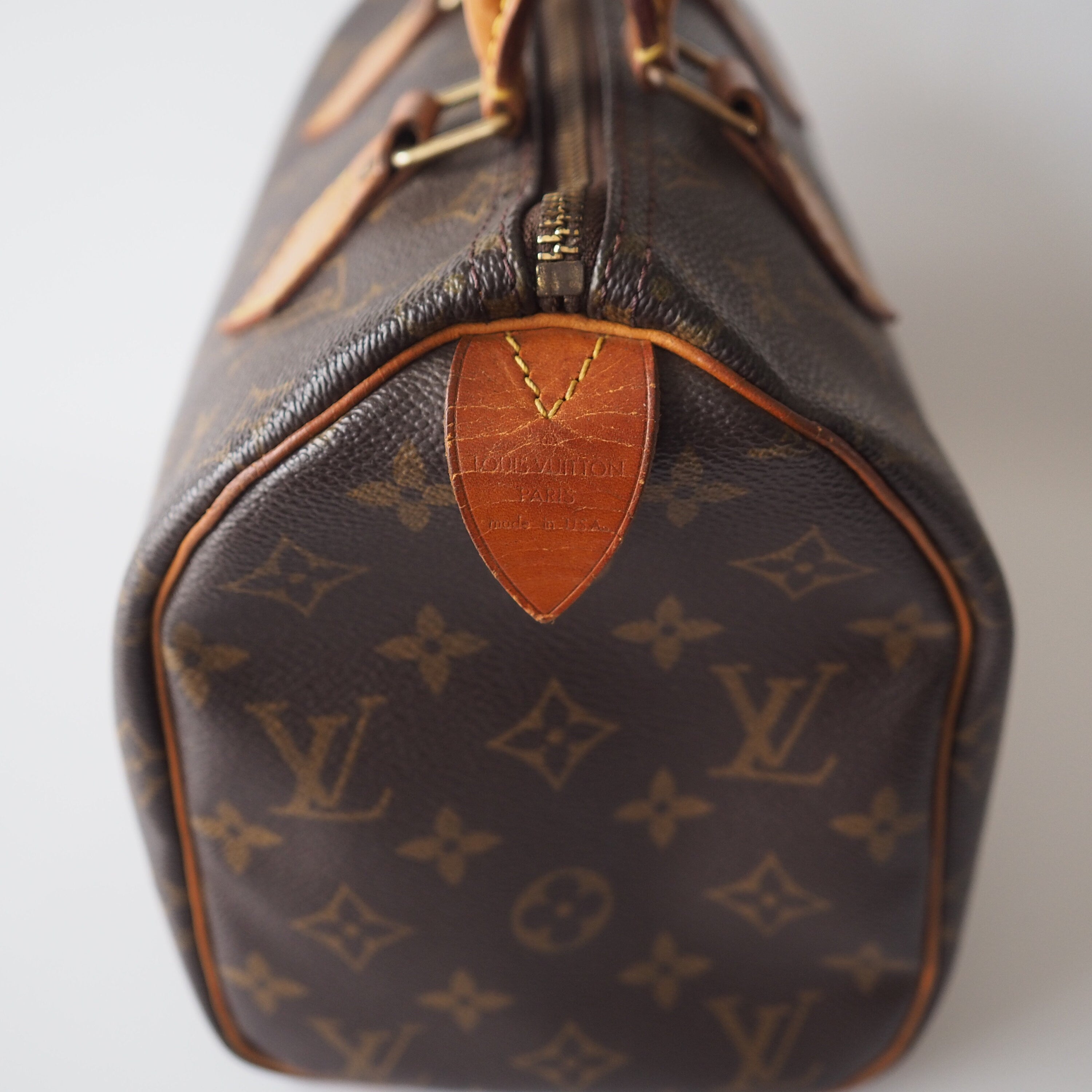 LOUIS VUITTON Speedy 25 Monogram Boston Hand Bag M41528 Purse Authentic