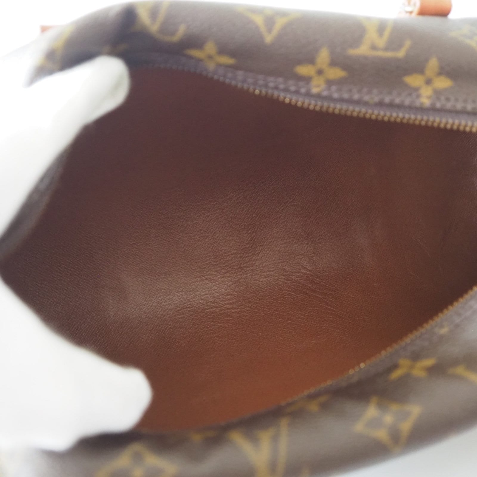 LOUIS VUITTON Monogram Papillon 30 Boston bag M51385 Brown  Authentic