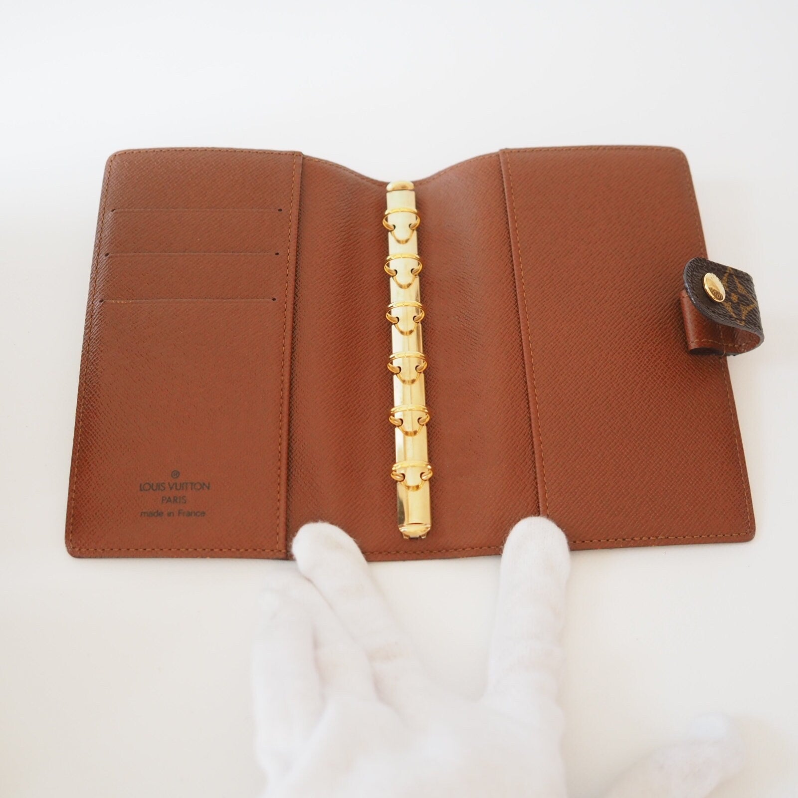 Louis Vuitton Monogram Agenda PM Day Planner Cover LV Authentic