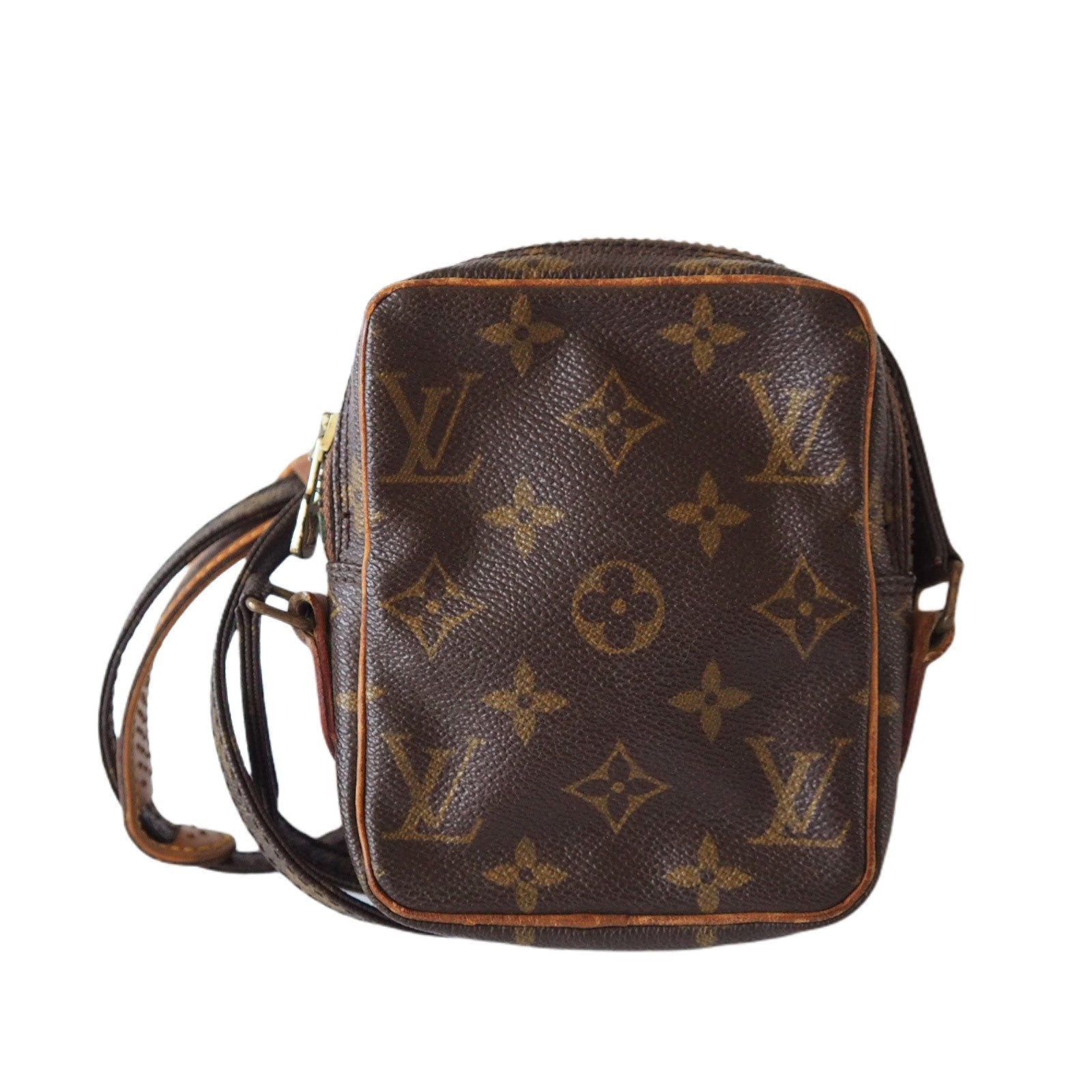 Louis Vuitton Shoulder Bag Mini Danube  Browns Monogram  vintage lv Authentic