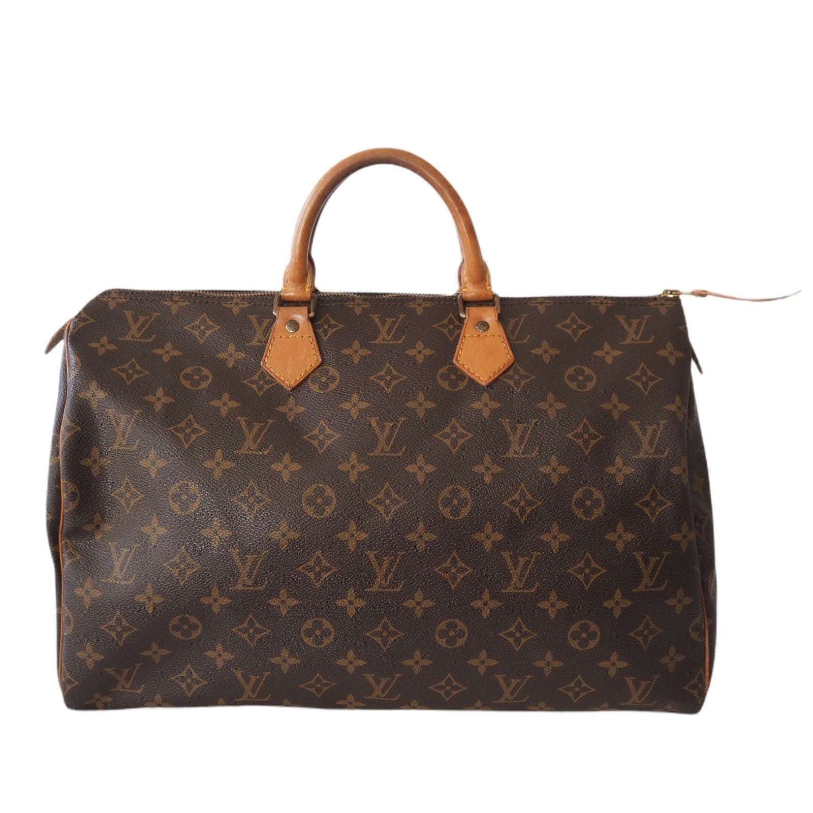 Authentic LOUIS VUITTON Speedy 40 Monogram Boston Hand Bag Purse Travel bag