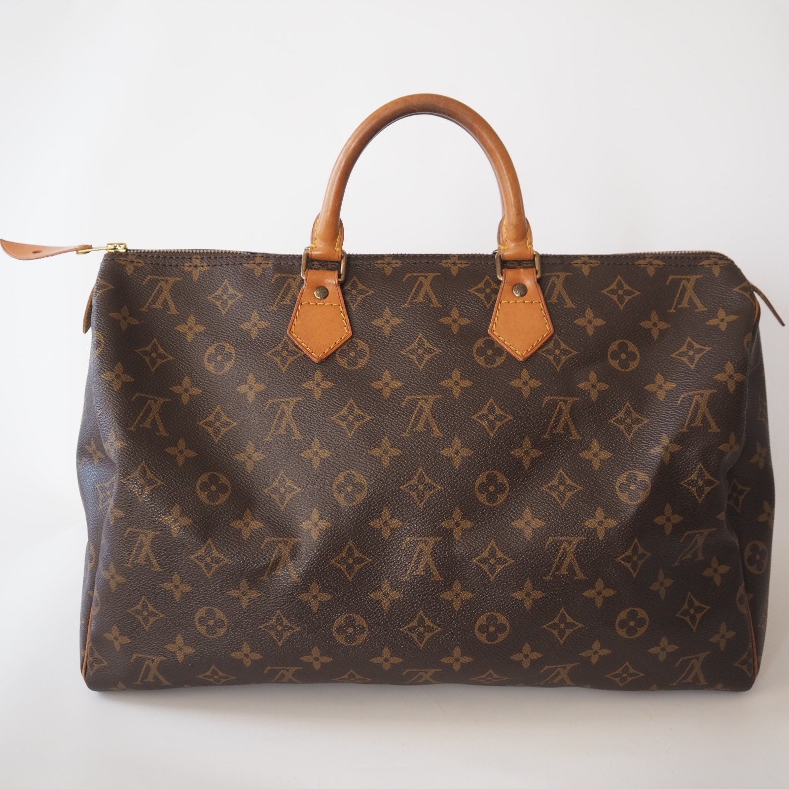 Authentic LOUIS VUITTON Speedy 40 Monogram Boston Hand Bag Purse Travel bag