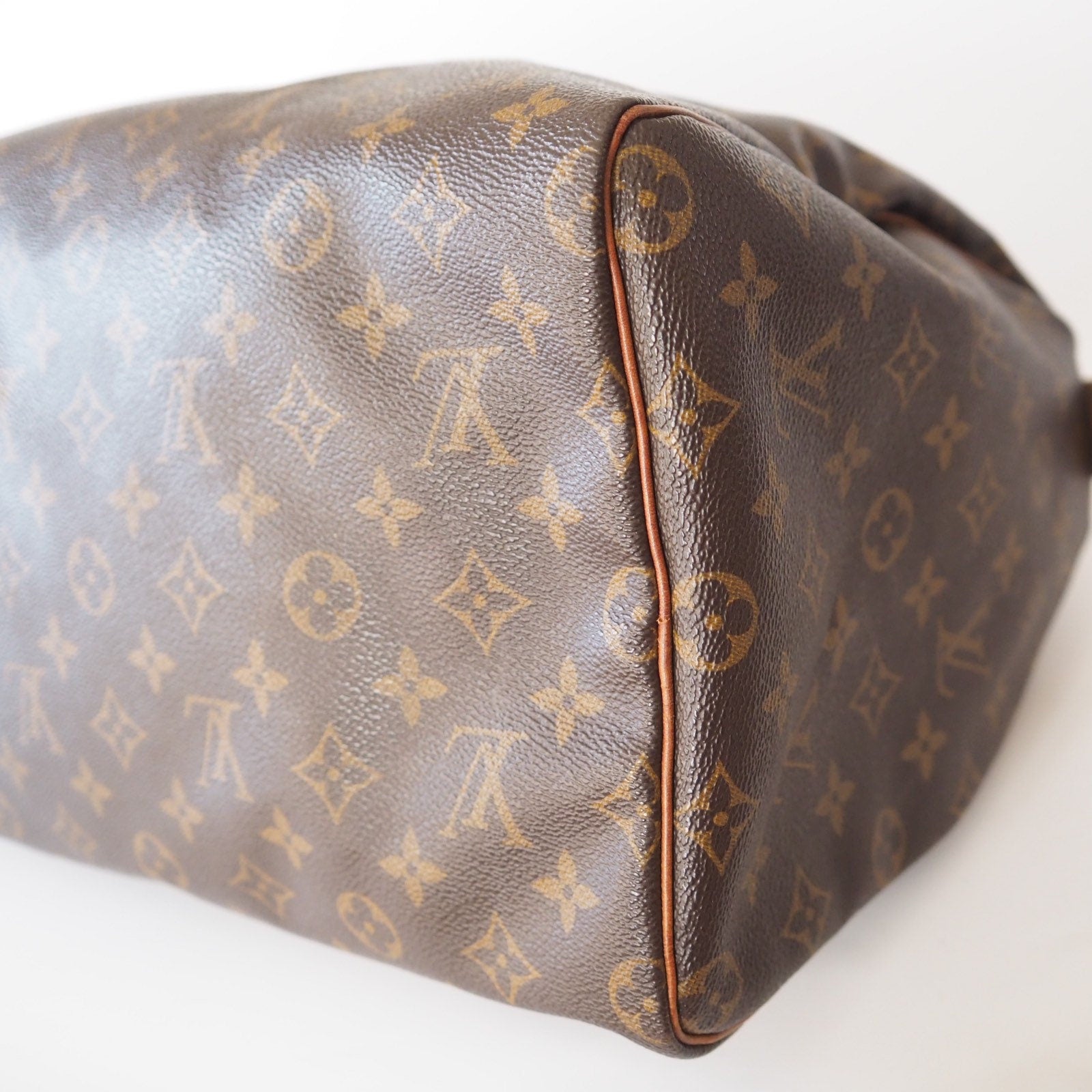 Authentic LOUIS VUITTON Speedy 40 Monogram Boston Hand Bag Purse Travel bag