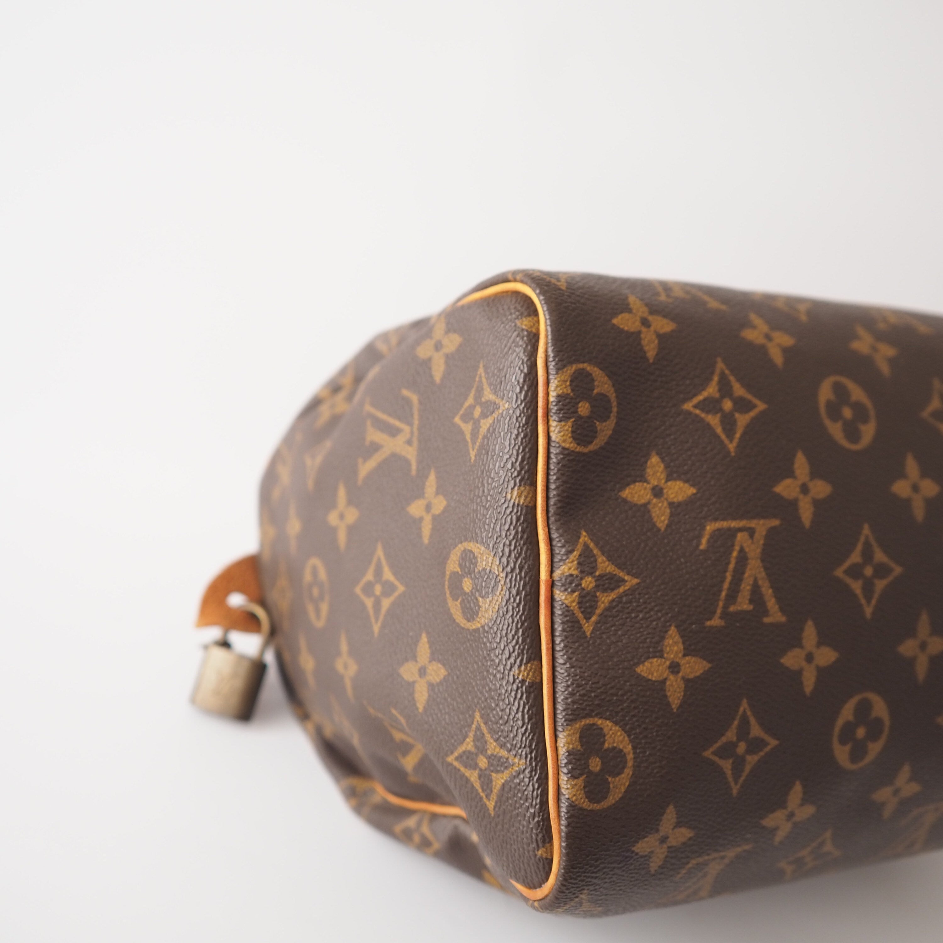 LOUIS VUITTON Speedy 25 Monogram Boston Hand Bag M41528 Purse Authentic