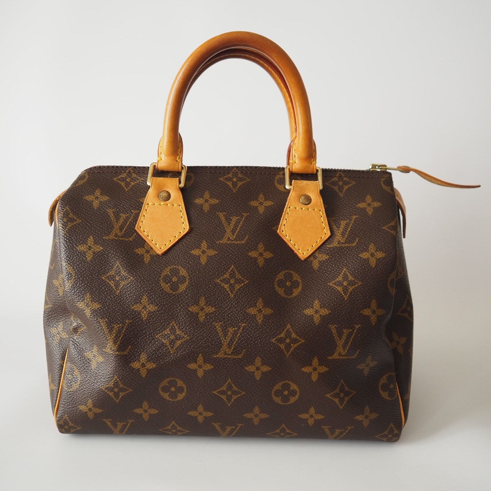 LOUIS VUITTON Speedy 25 Monogram Boston Hand Bag M41528 Purse Authentic