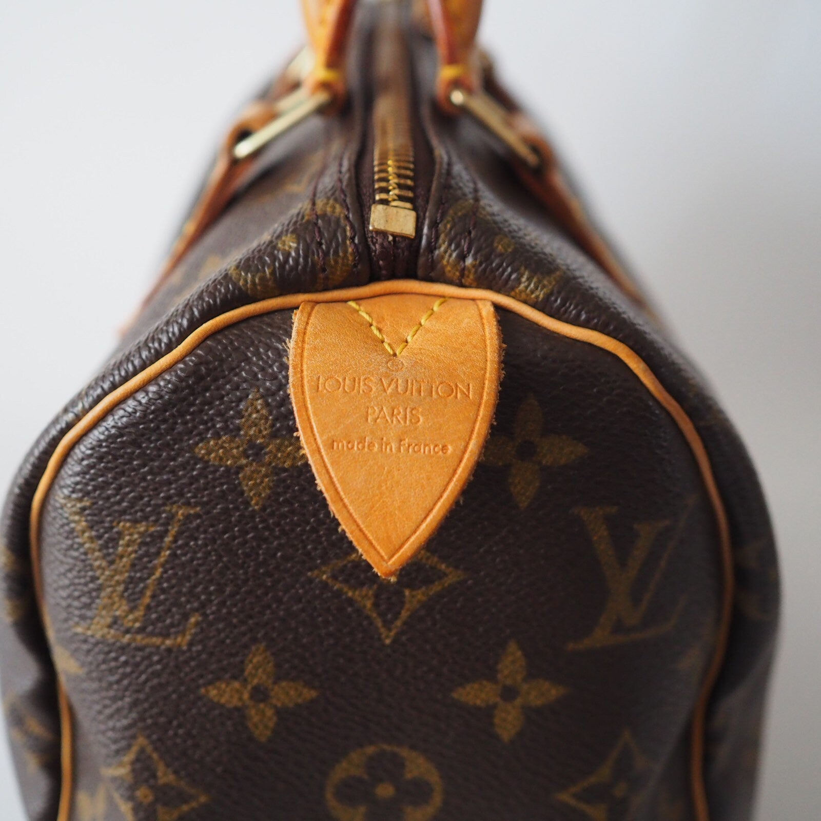 LOUIS VUITTON Speedy 25 Monogram Boston Hand Bag M41528 Purse Authentic