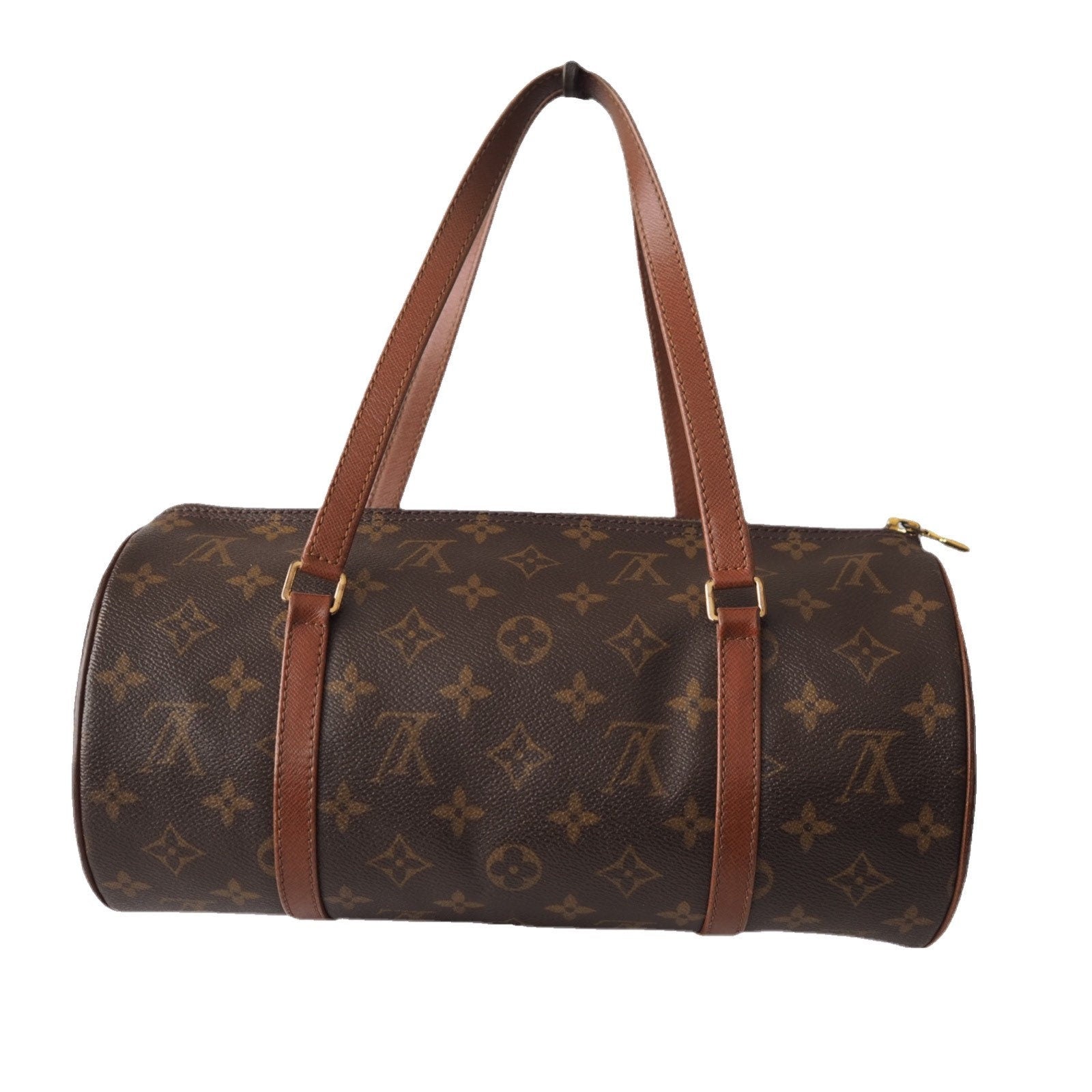 LOUIS VUITTON Monogram Papillon 30 Boston bag M51385 Brown  Authentic