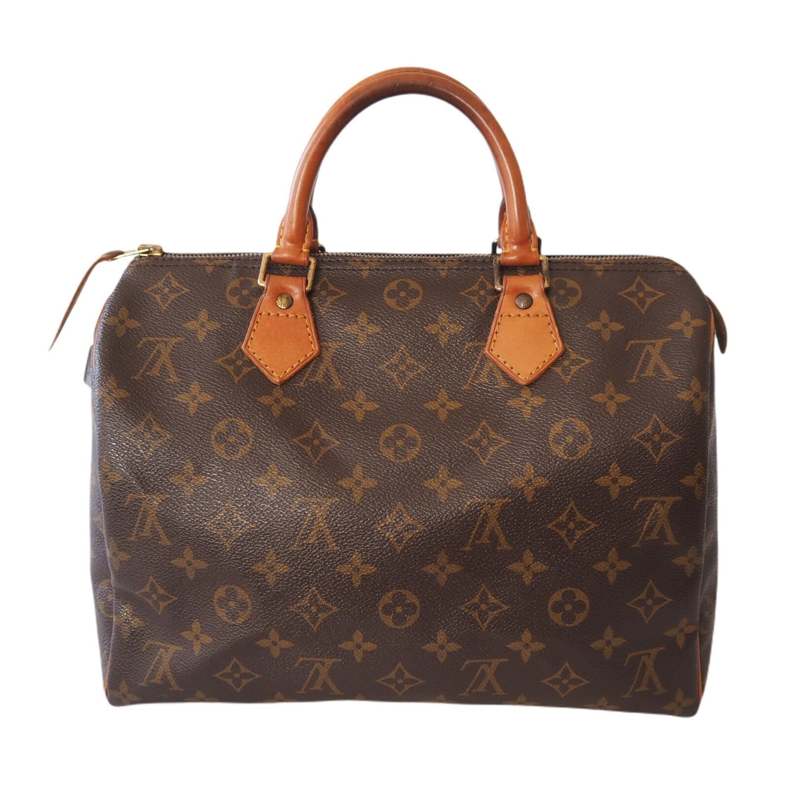 LOUIS VUITTON Speedy 30 Monogram Boston Hand Bag Purse Authentic