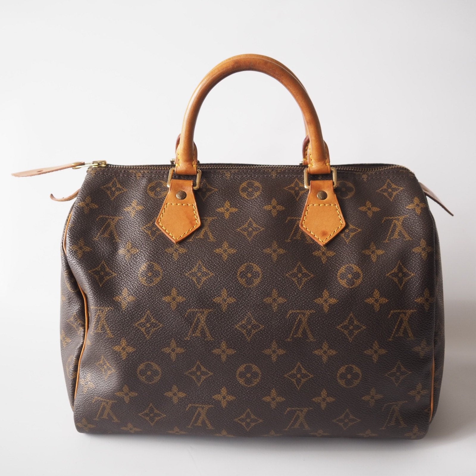 LOUIS VUITTON Speedy 30 Monogram Boston Hand Bag Purse Authentic