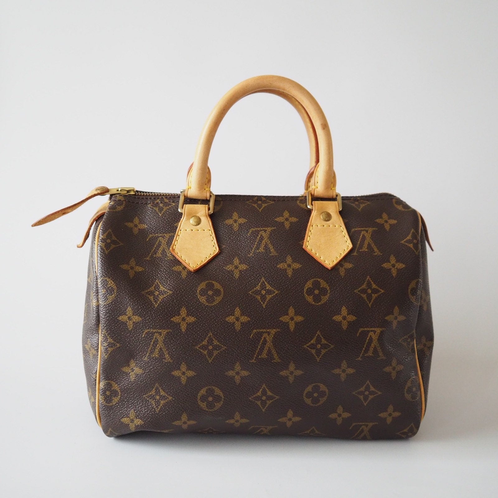 LOUIS VUITTON Speedy 25 Monogram Boston Hand Bag M41528 Purse Authentic