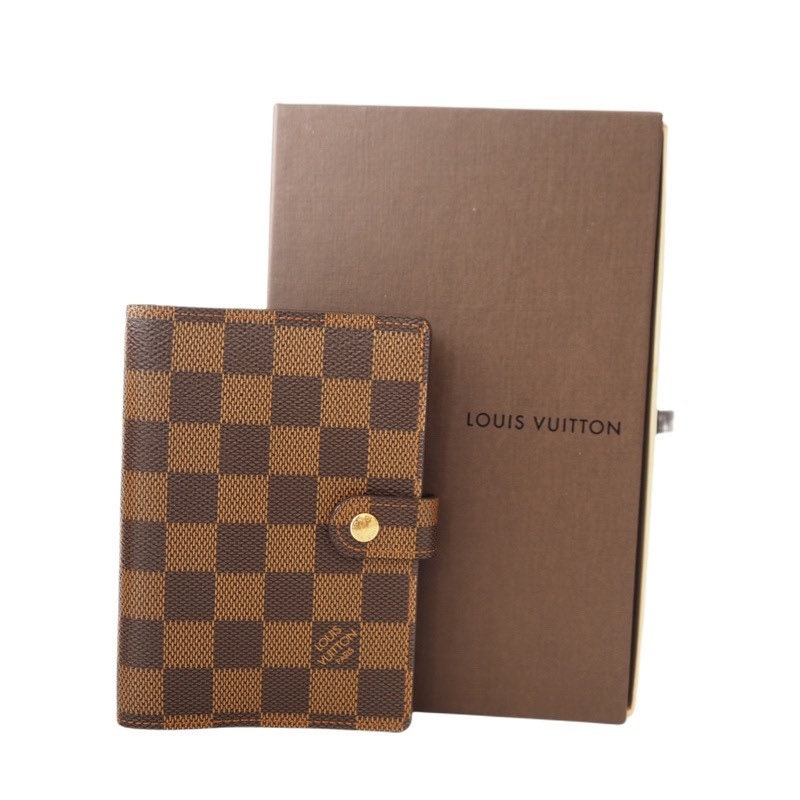 LOUIS VUITTON Damier Agenda PM Day Planner Cover Authentic lv Vintage