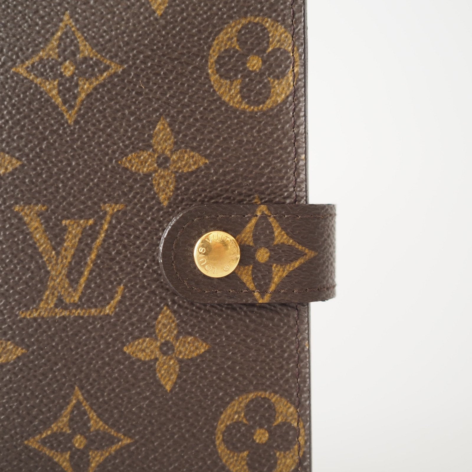 LOUIS VUITTON Monogram Agenda PM Day Planner Cover Lv Authentic Box