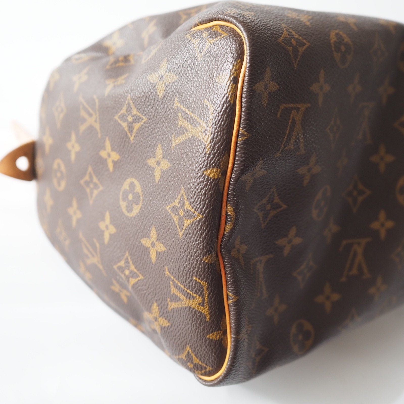 LOUIS VUITTON Speedy 30 Monogram Boston Hand Bag Purse Authentic