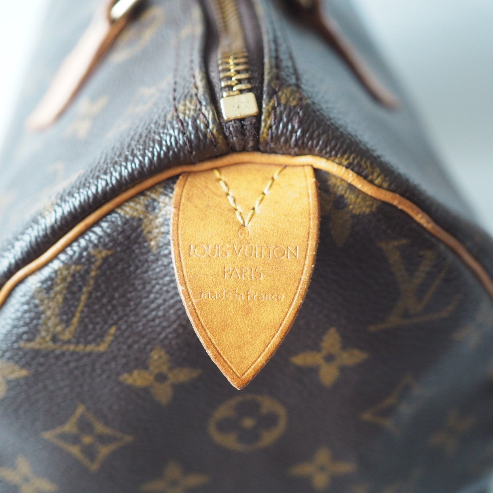 LOUIS VUITTON Speedy 30 Monogram Boston Hand Bag Purse Authentic