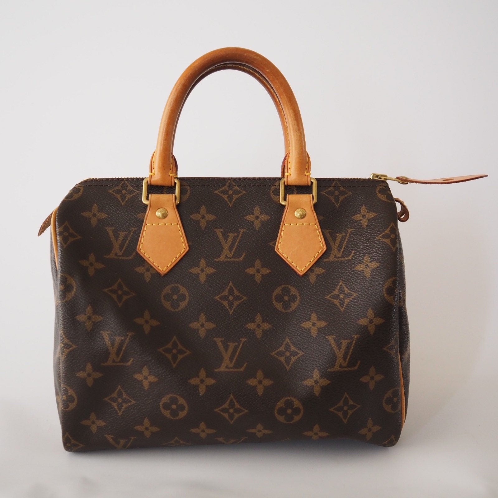 LOUIS VUITTON Speedy 25 Monogram Boston Hand Bag M41528 Purse Authentic