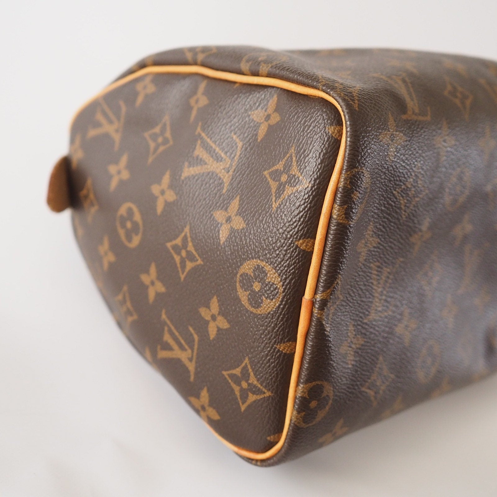 LOUIS VUITTON Speedy 25 Monogram Boston Hand Bag M41528 Purse Authentic