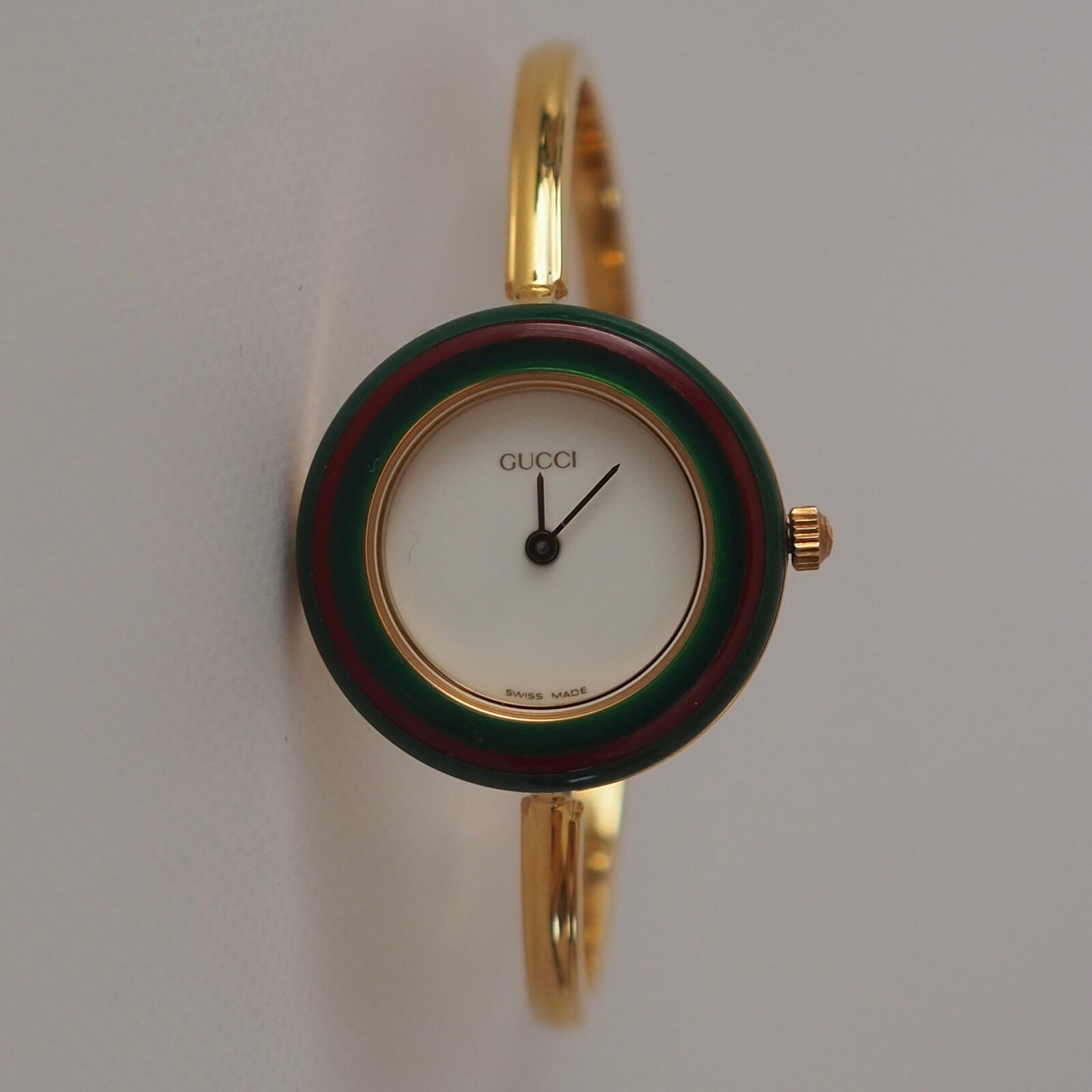 GUCCI Accessories Change Bezel 13 colors Bangle watch Wristwatch Gold