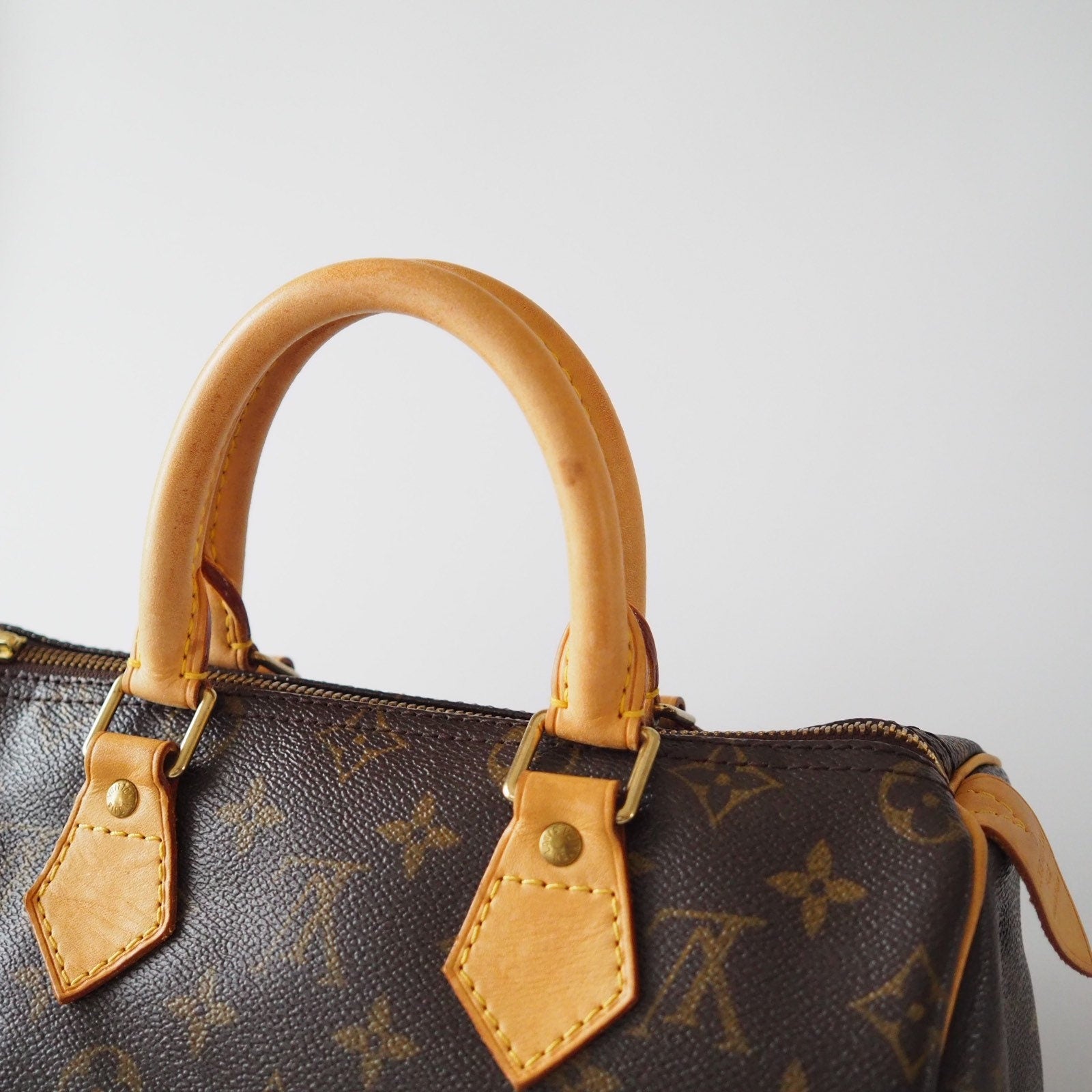 LOUIS VUITTON Speedy 25 Monogram Boston Hand Bag M41528 Purse Authentic