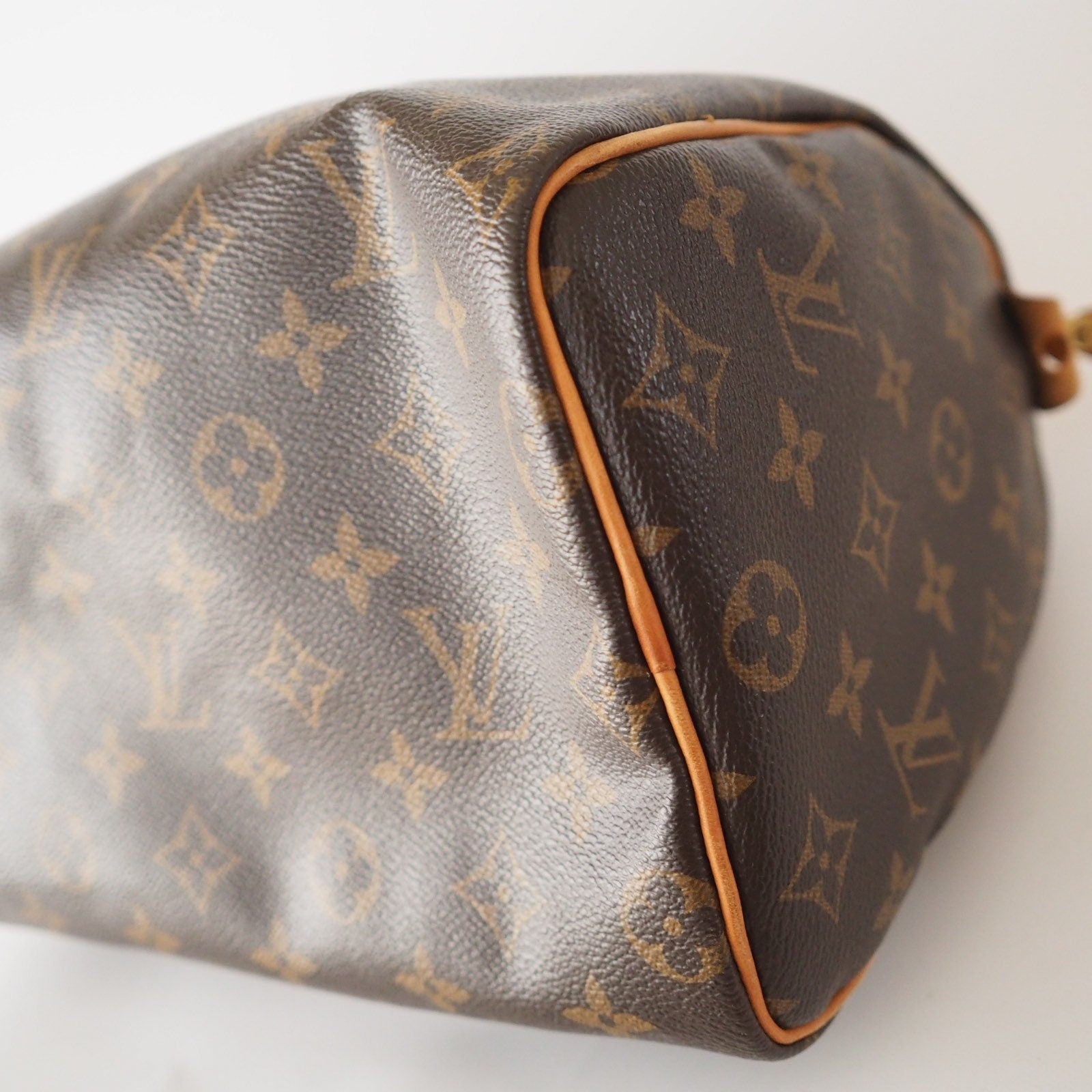 LOUIS VUITTON Speedy 25 Monogram Boston Hand Bag M41528 Purse Authentic