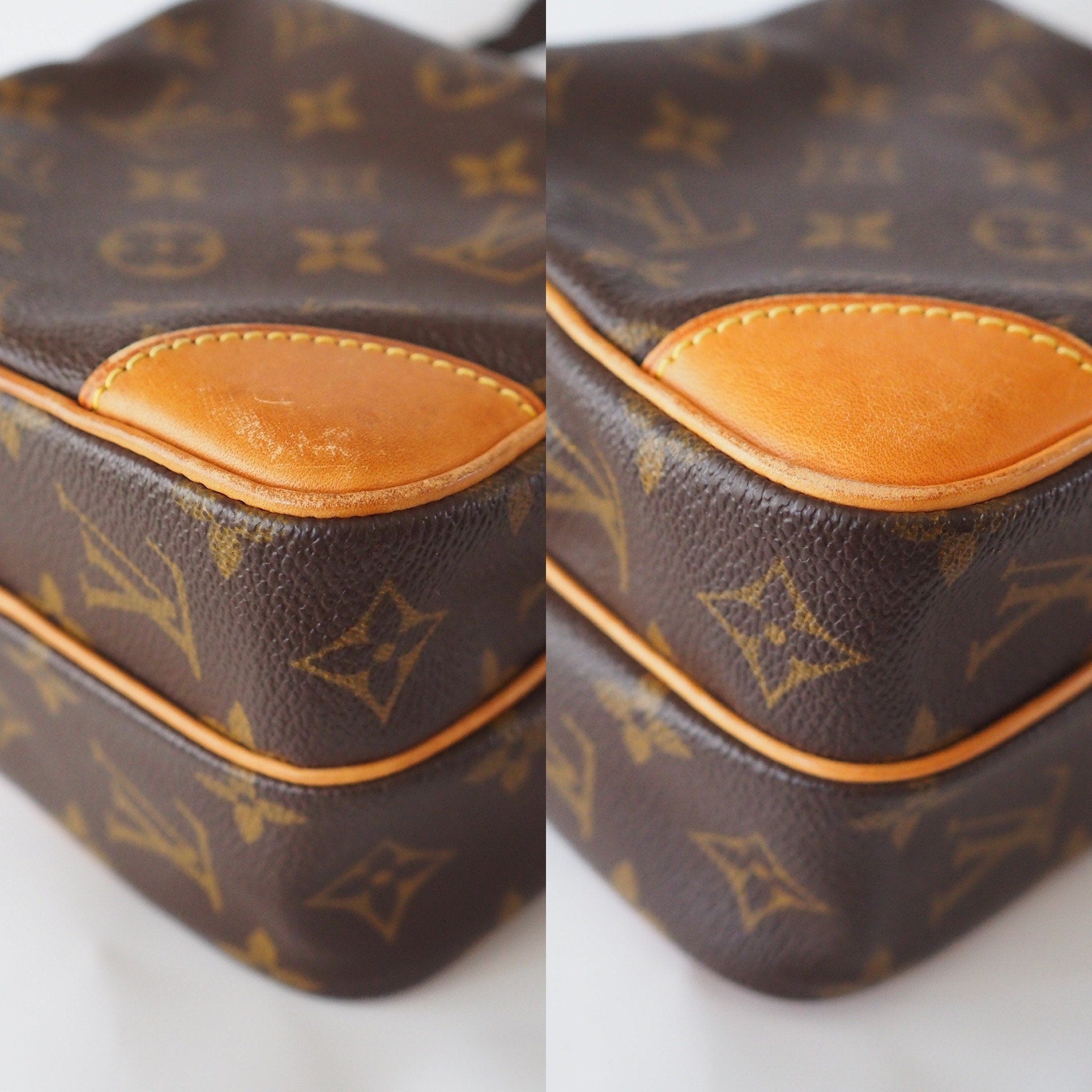 LOUIS VUITTON Monogram Amazon Shoulder Bag Purse Authentic