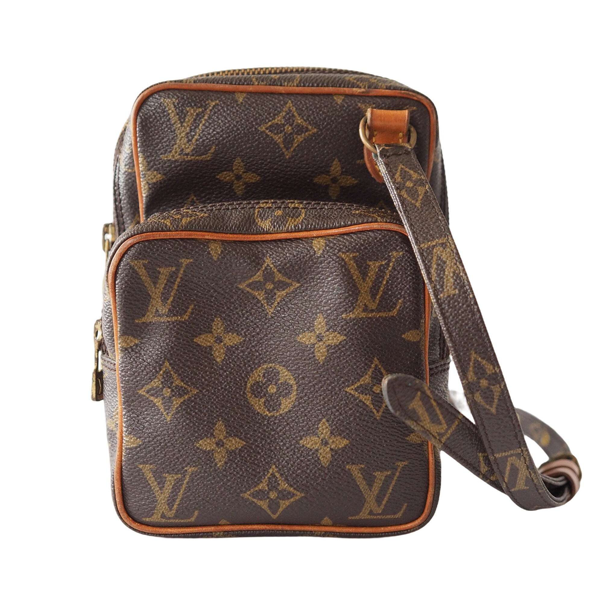 LOUIS VUITTON Monogram Mini Amazon Shoulder Bag Purse Authentic