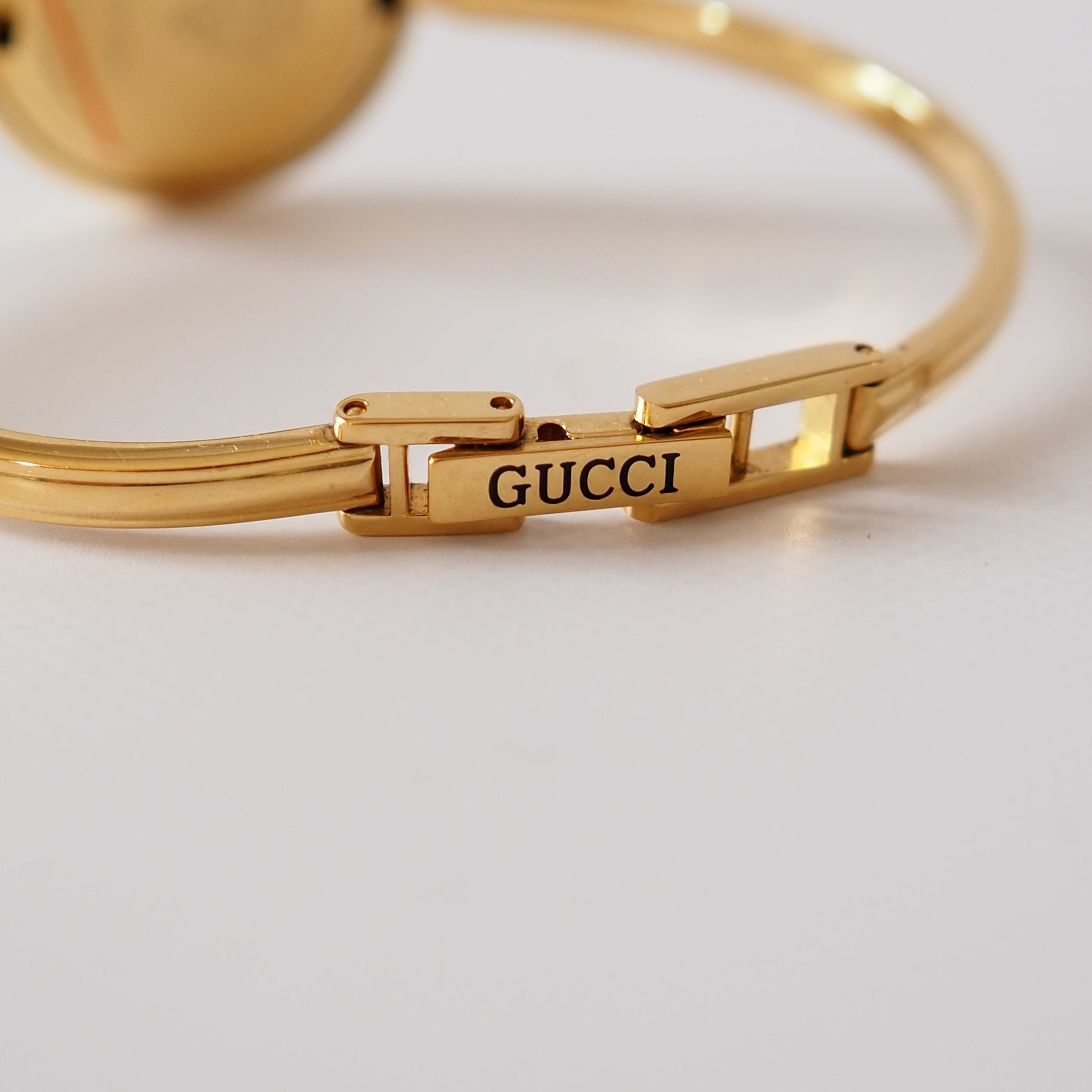 GUCCI Accessories Change Bezel 12 colors Bangle watch Wristwatch Gold