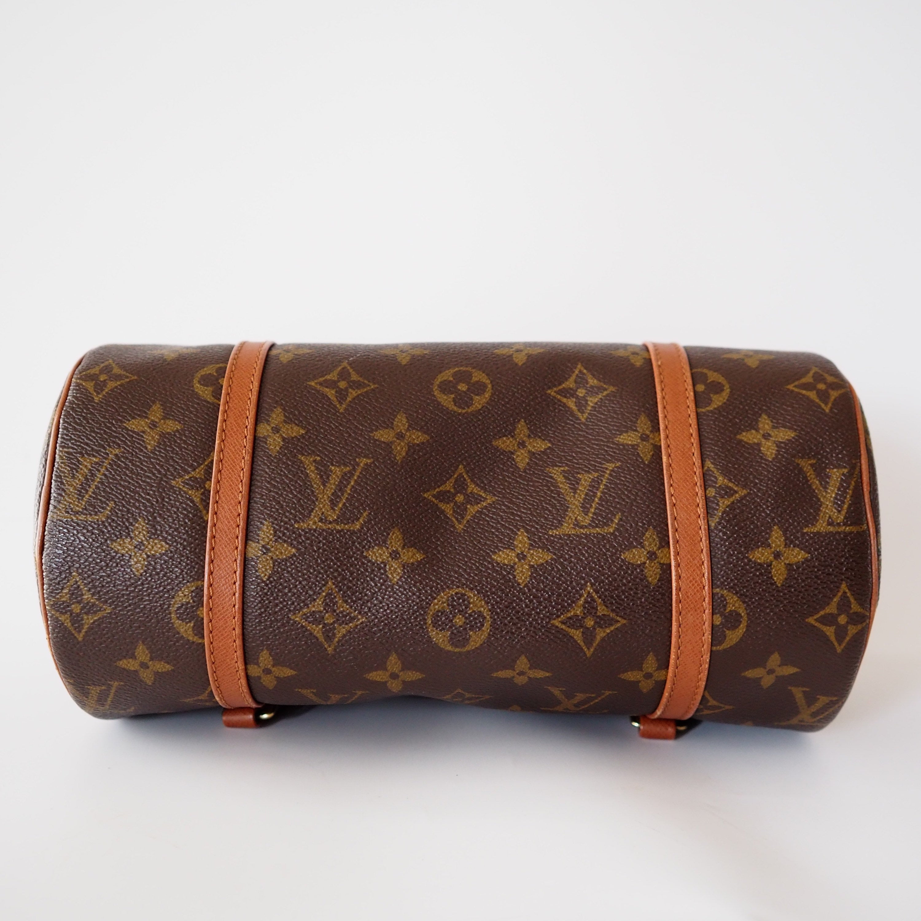 LOUIS VUITTON Monogram Papillon 26 Hand Bag Vintage Authentic