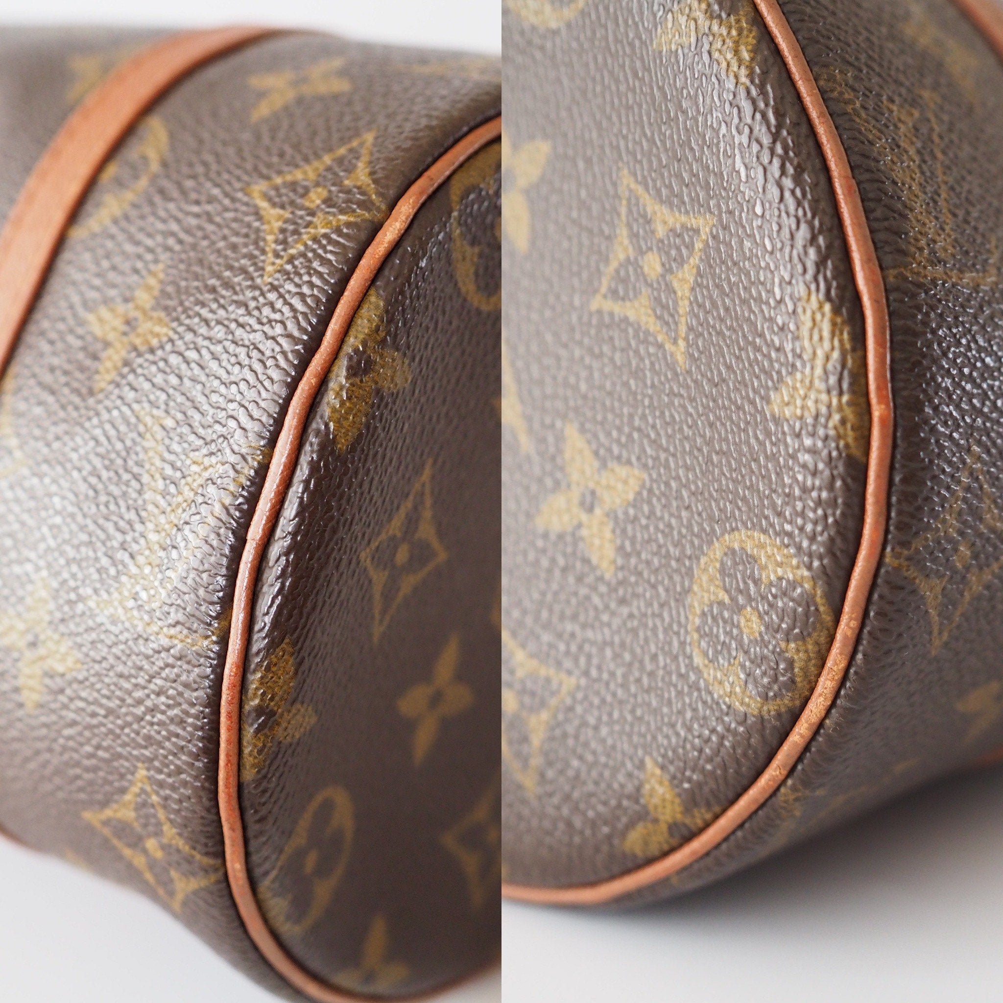 LOUIS VUITTON Monogram Papillon 26 Hand Bag Vintage Authentic