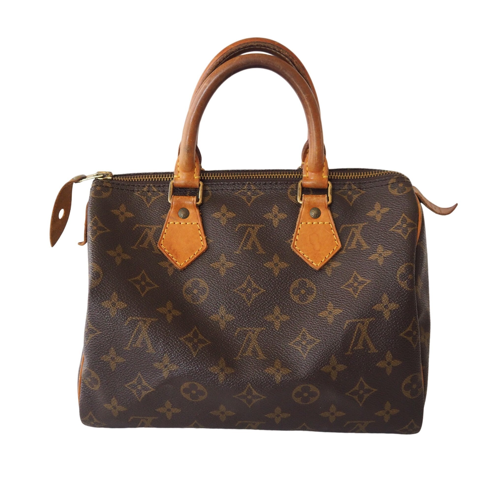 LOUIS VUITTON Speedy 25 Monogram Boston Hand Bag M41528 Purse Authentic