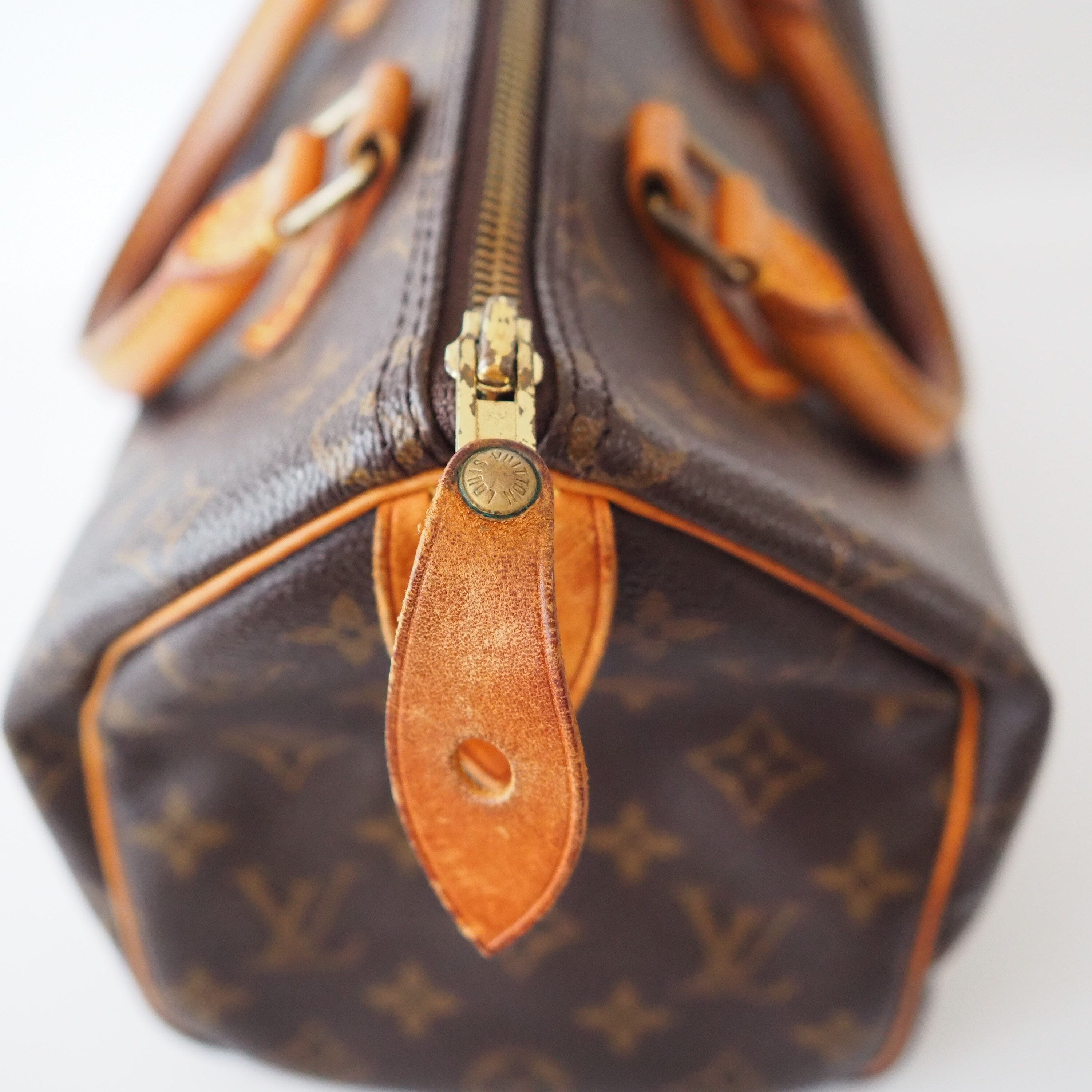 LOUIS VUITTON Speedy 25 Monogram Boston Hand Bag M41528 Purse Authentic