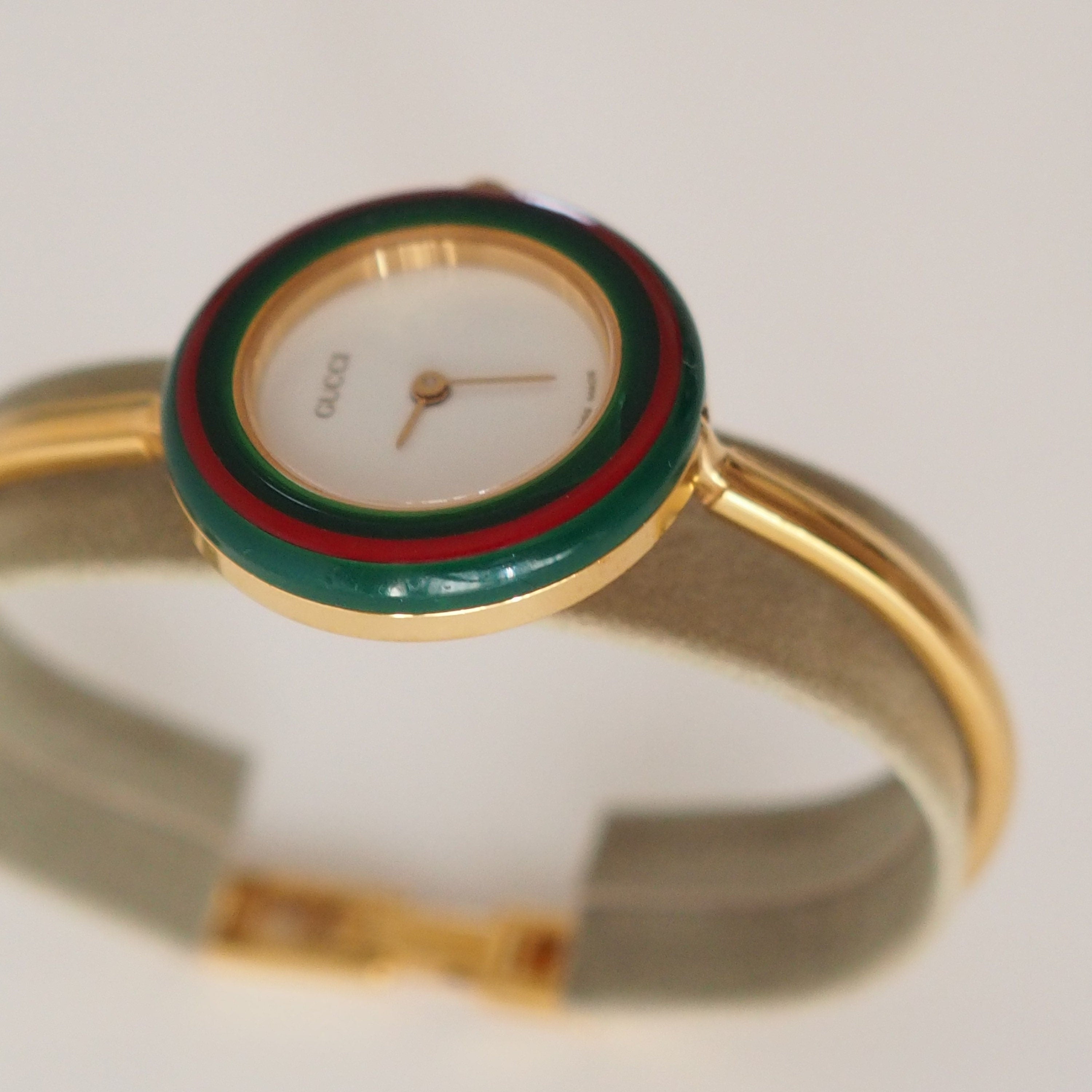 GUCCI Accessories Change Bezel 12 colors Bangle watch Wristwatch Gold