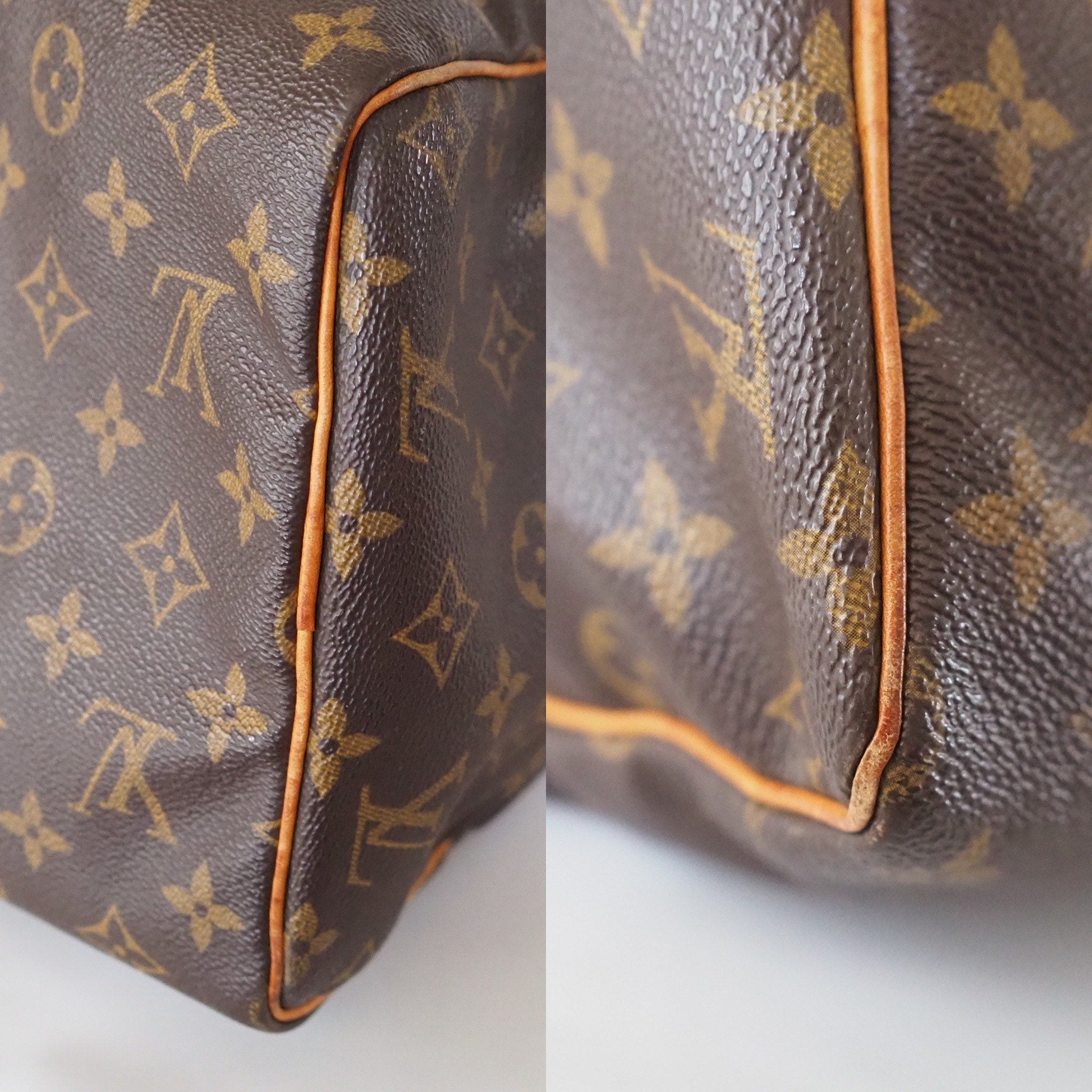 LOUIS VUITTON Speedy 30 Monogram Boston Hand Bag Purse Authentic