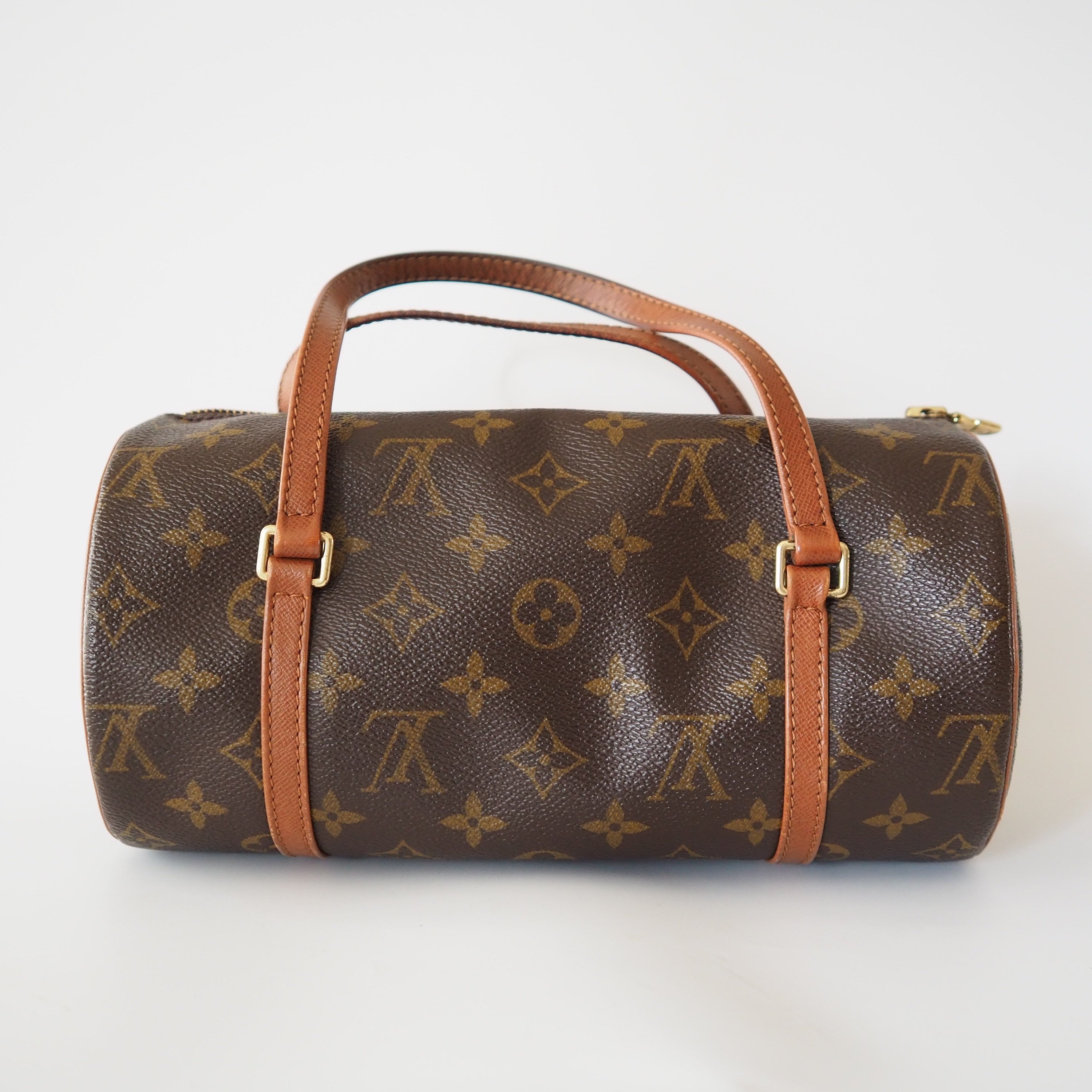 LOUIS VUITTON Monogram Papillon 26 Hand Bag Vintage Authentic