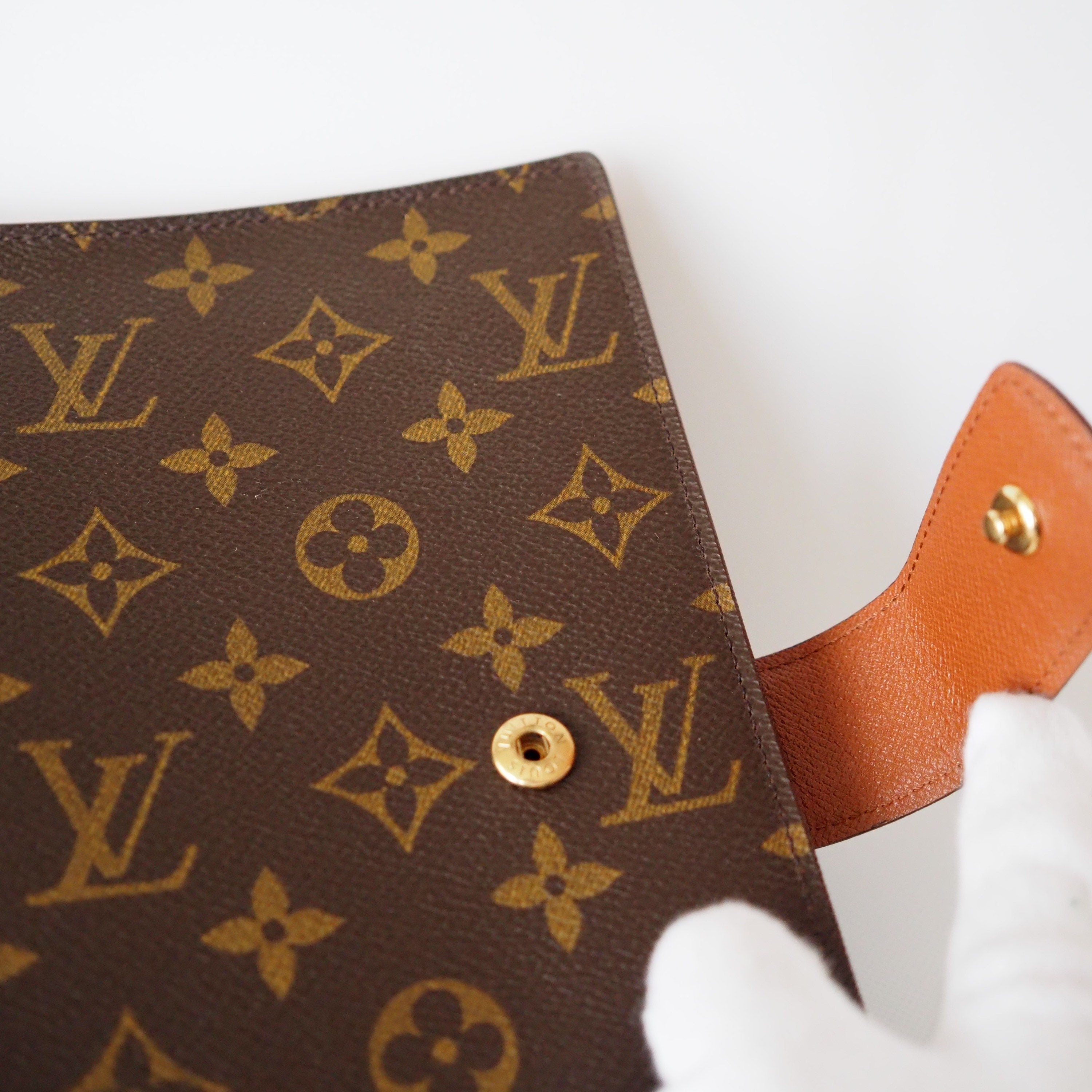 LOUIS VUITTON Monogram Agenda GM Day Planner Cover Authentic