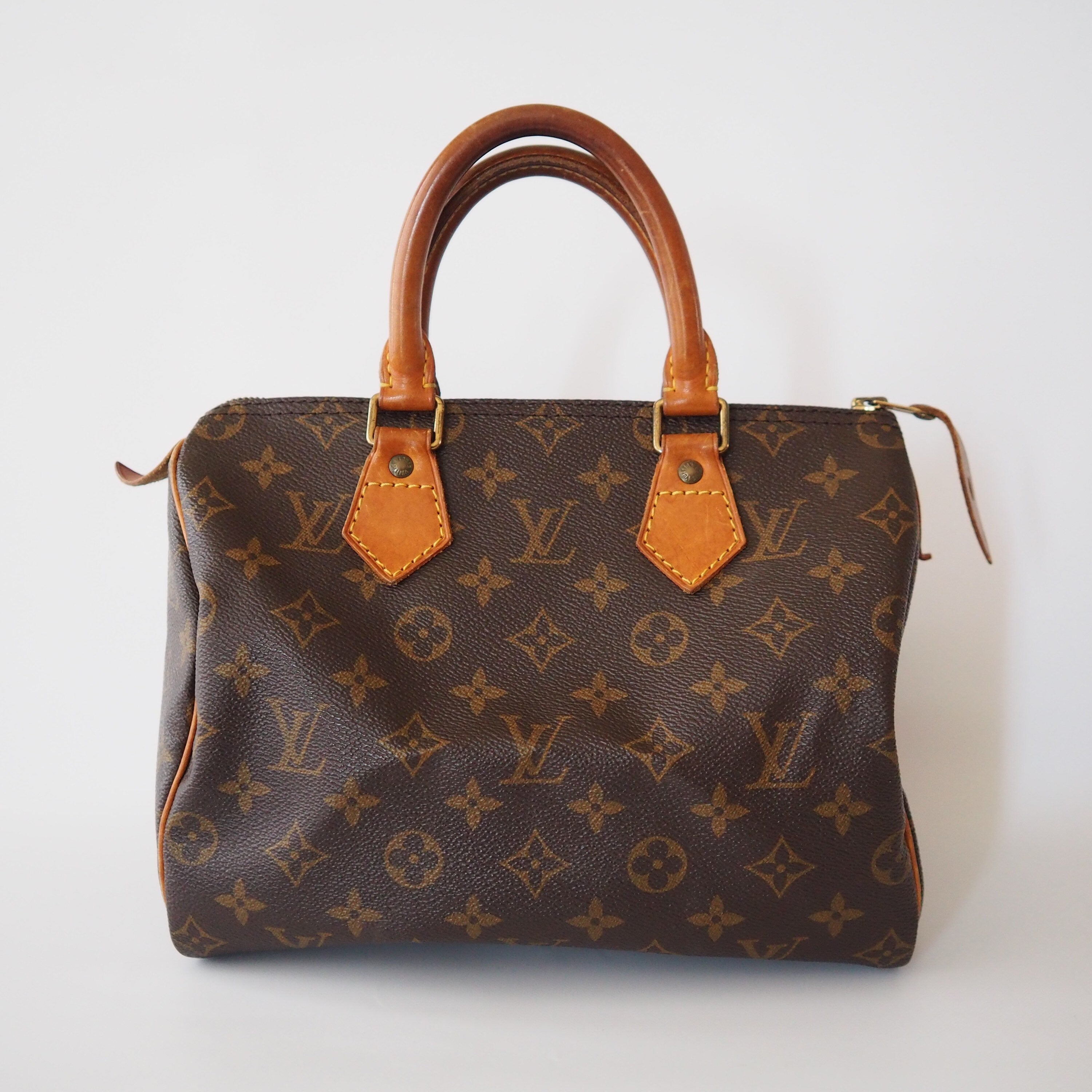 LOUIS VUITTON Speedy 25 Monogram Boston Hand Bag M41528 Purse Authentic