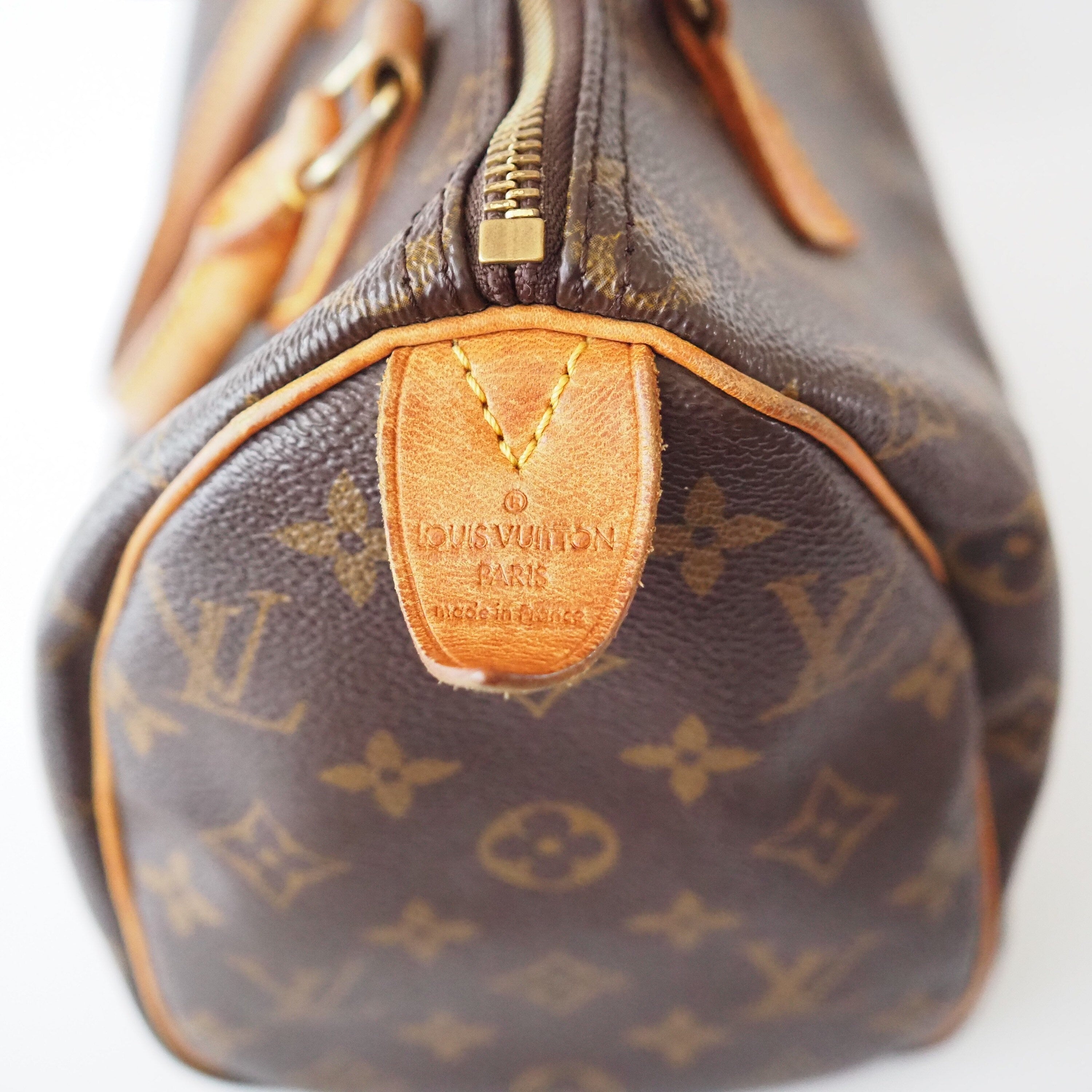 LOUIS VUITTON Speedy 25 Monogram Boston Hand Bag M41528 Purse Authentic