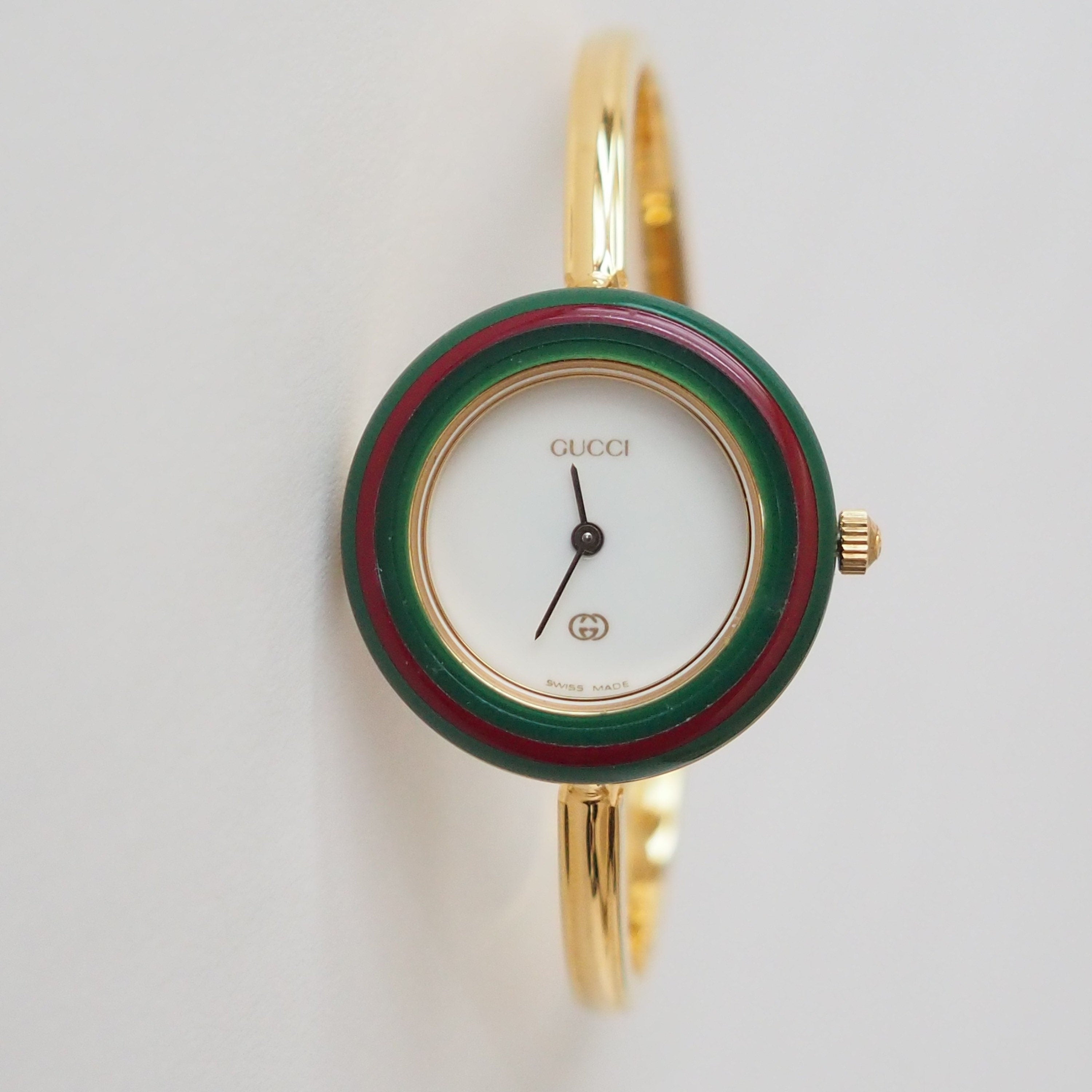 GUCCI Accessories Change Bezel 12 colors Bangle watch Wristwatch Gold