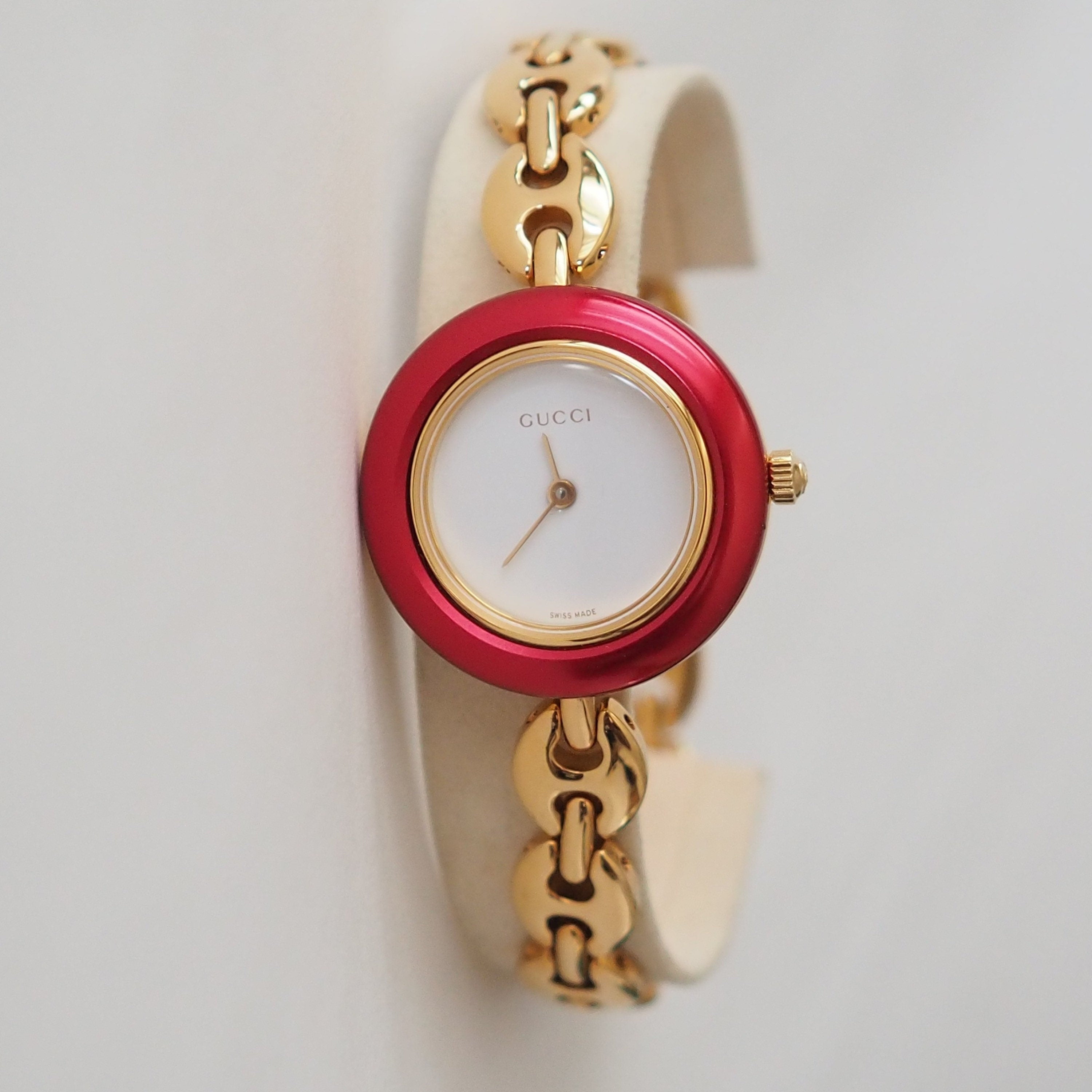 GUCCI Accessories Change Bezel 6 colors Bangle watch Wristwatch Gold