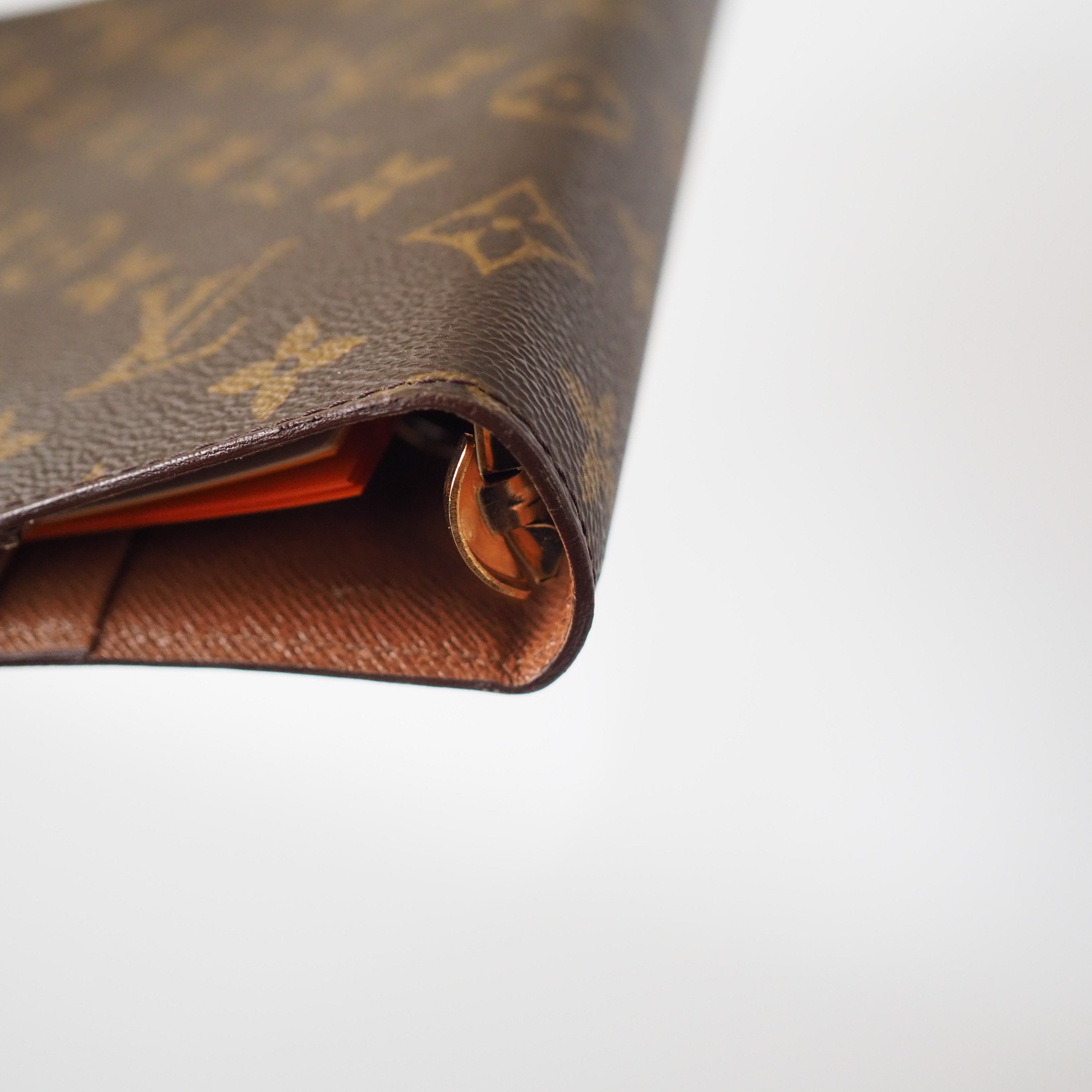 LOUIS VUITTON Monogram Agenda GM Day Planner Cover Authentic