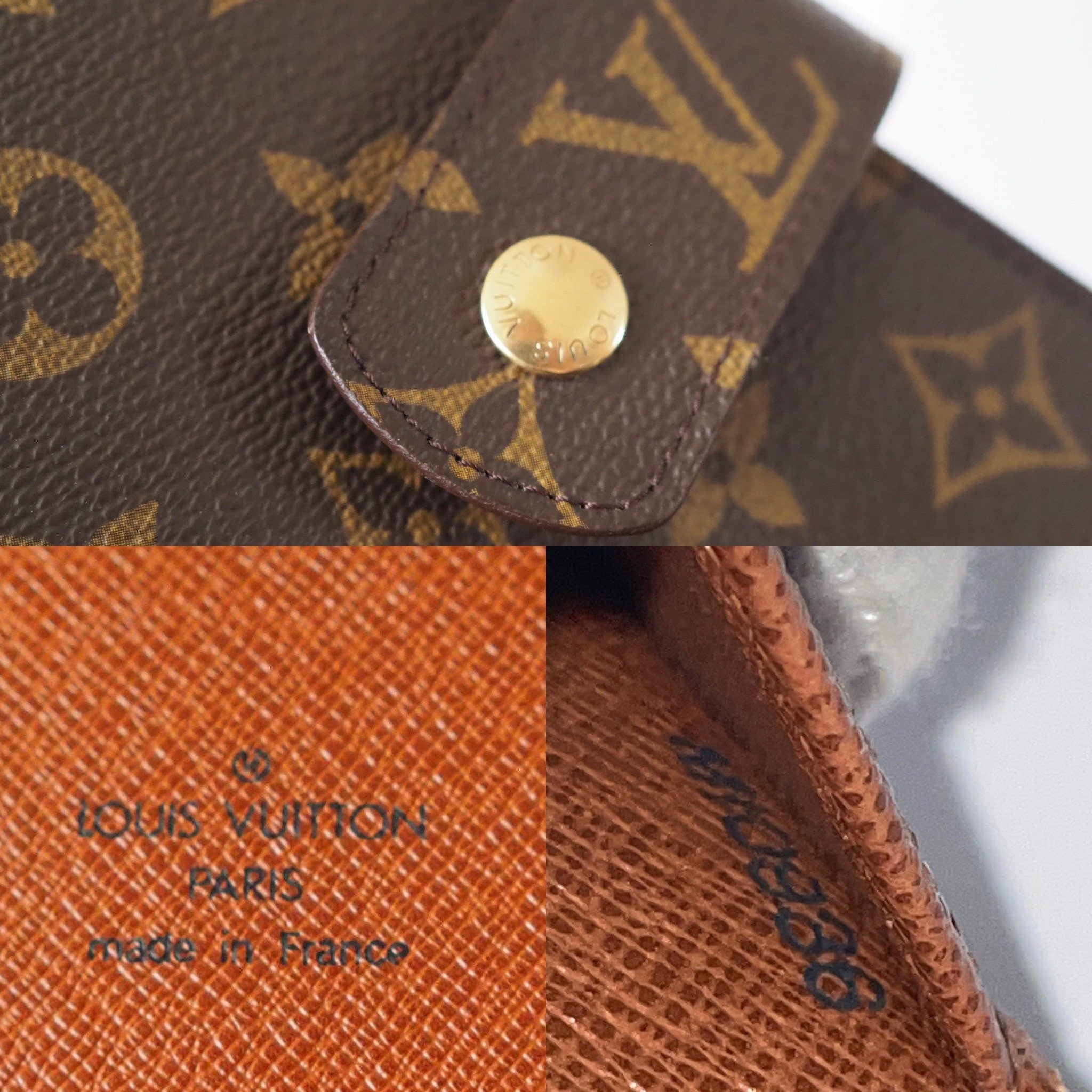 LOUIS VUITTON Monogram Agenda GM Day Planner Cover Authentic