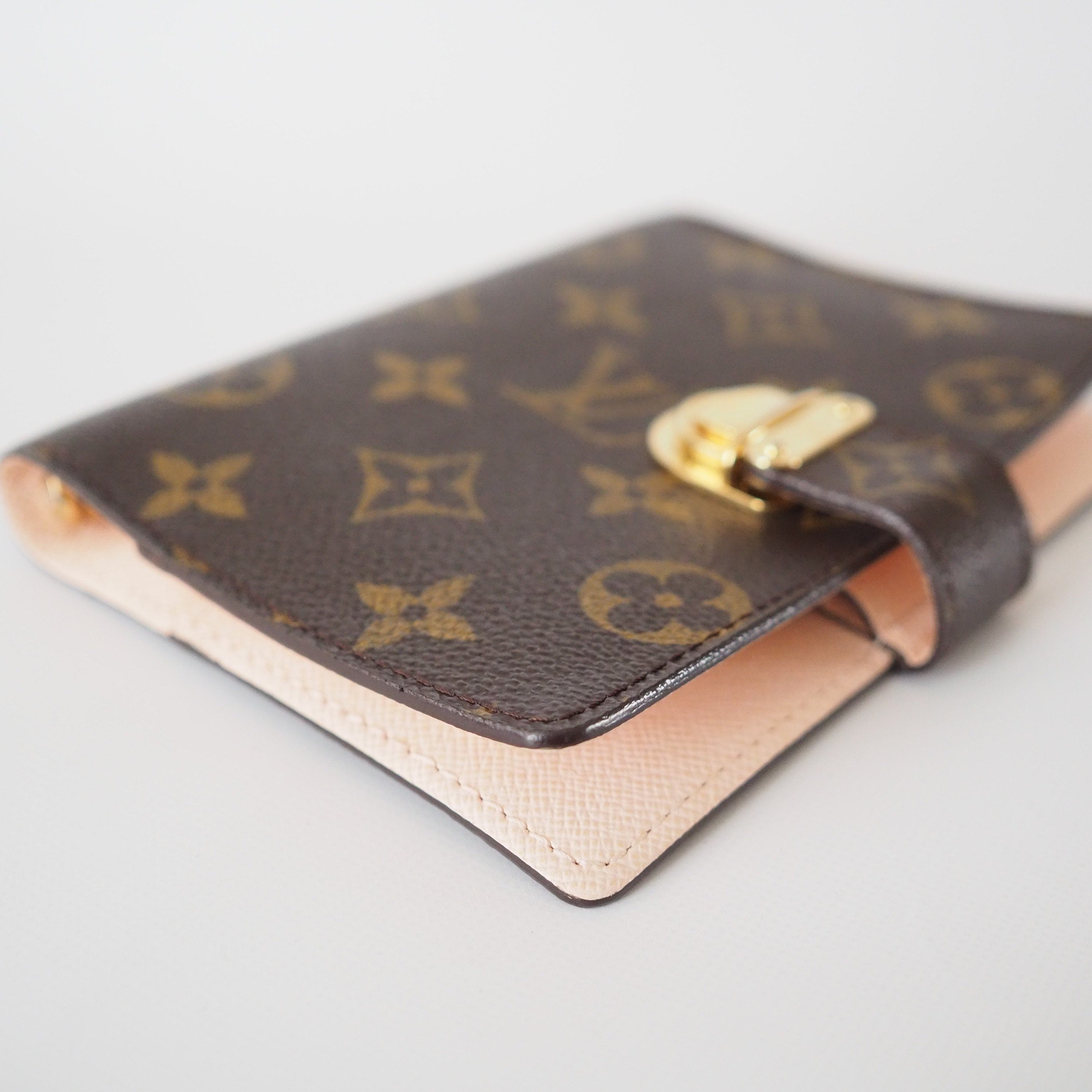 LOUIS VUITTON Monogram Koala Agenda PM Day Planner Cover Pink Lv Authentic