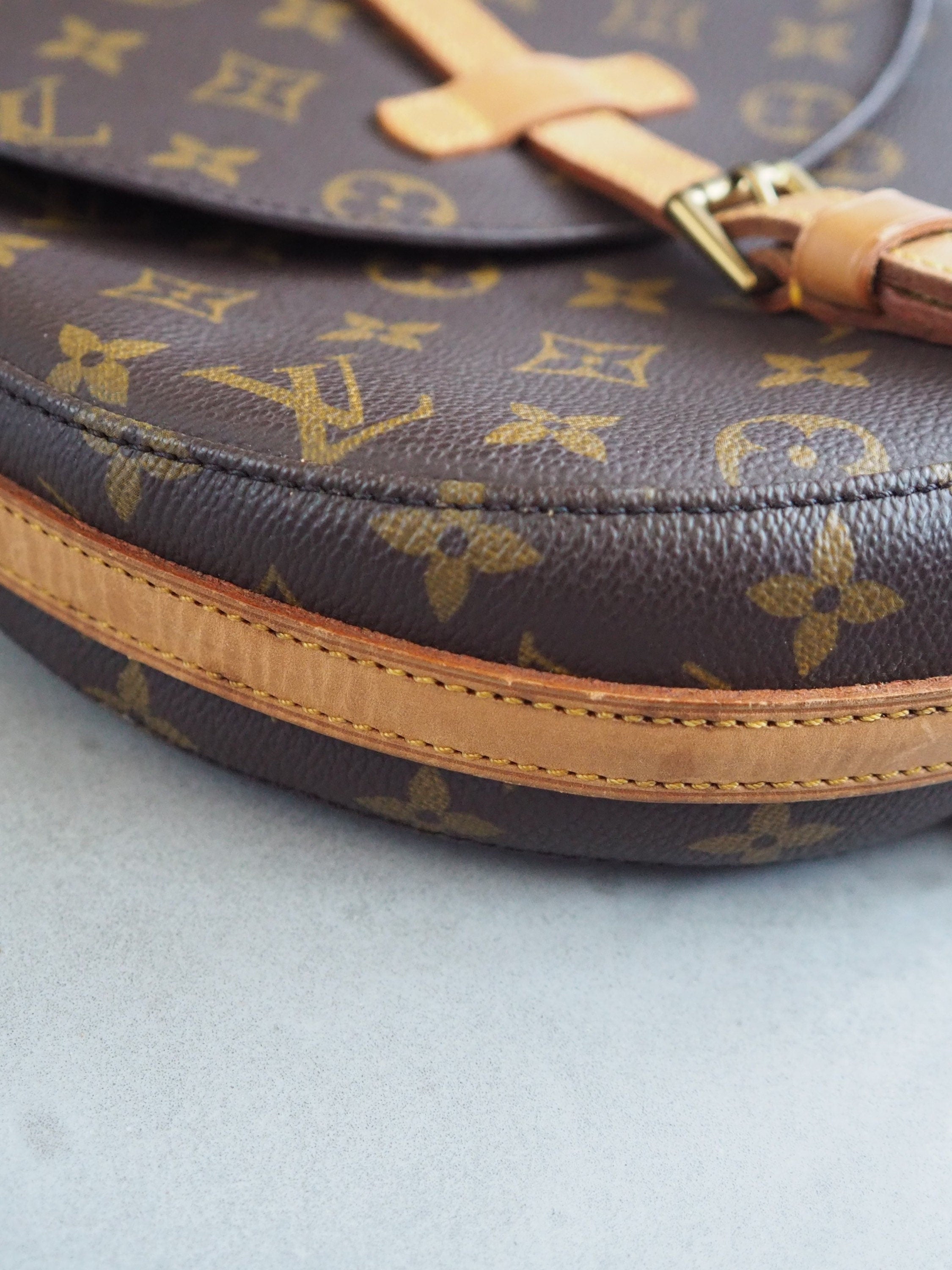 LOUIS VUITTON Monogram Chantilly MM Shoulder Bag Authentic