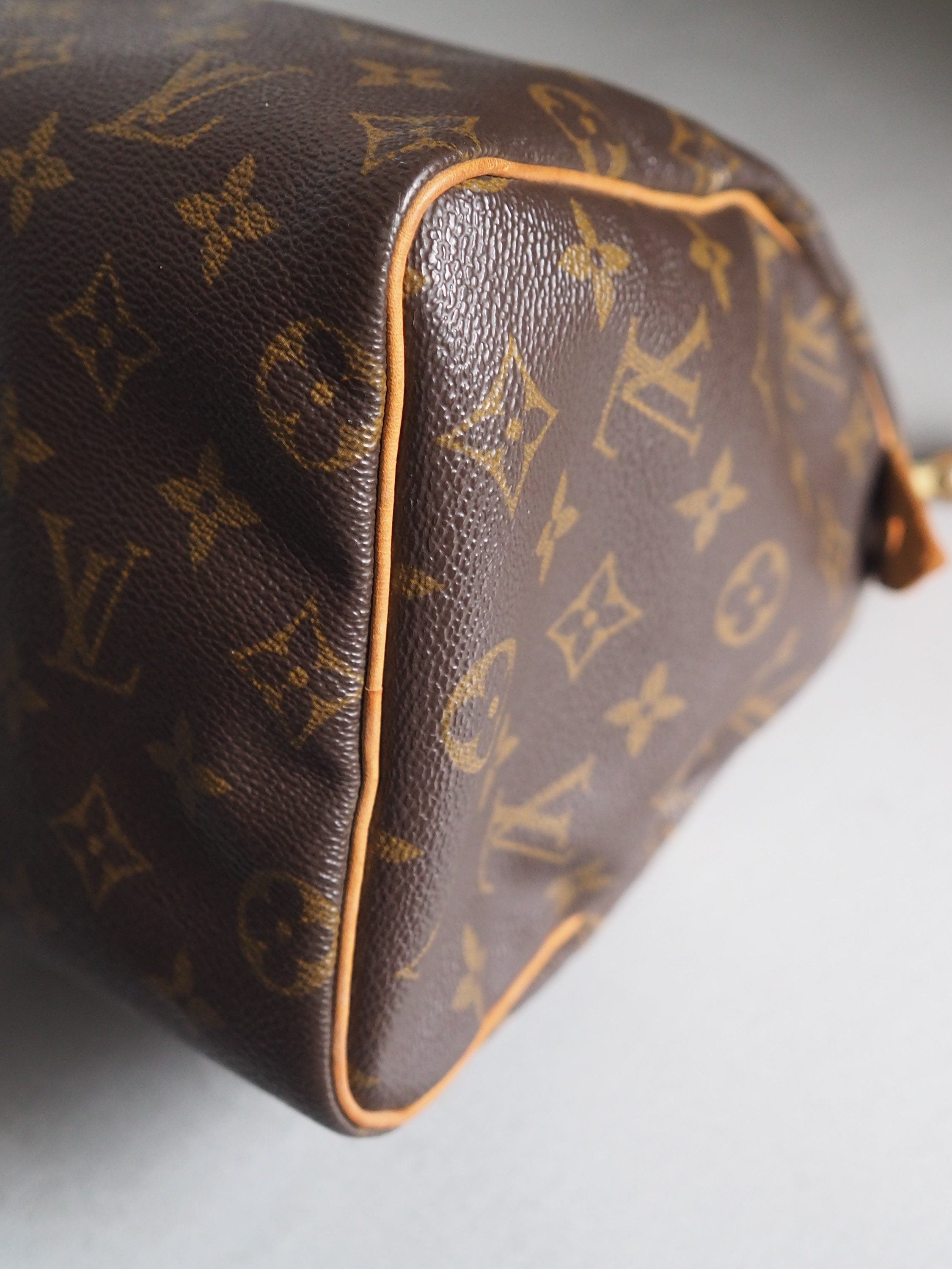 LOUIS VUITTON Speedy 25 Monogram Boston Hand Bag M41528 Purse Authentic