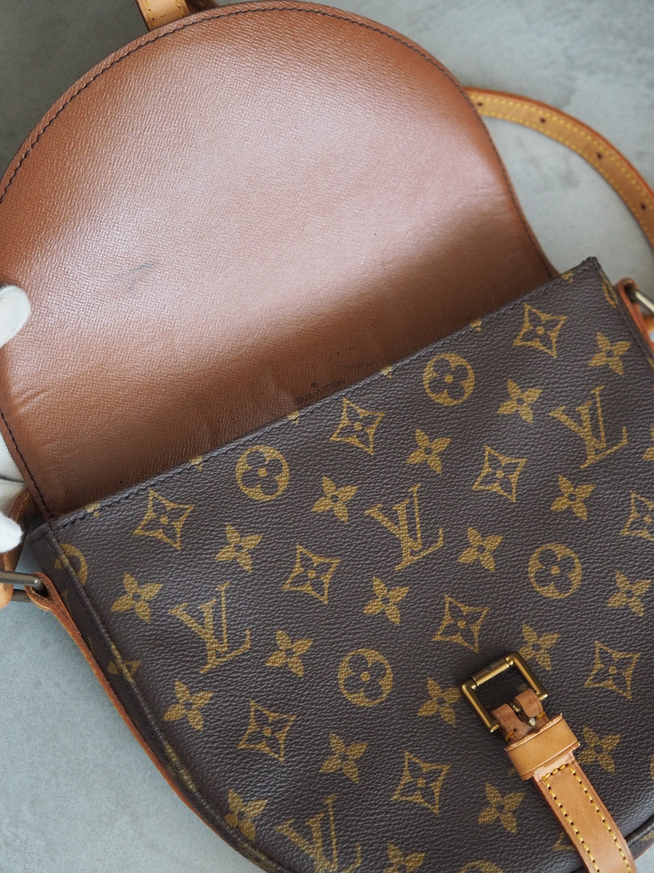 LOUIS VUITTON Monogram Chantilly MM Shoulder Bag Authentic