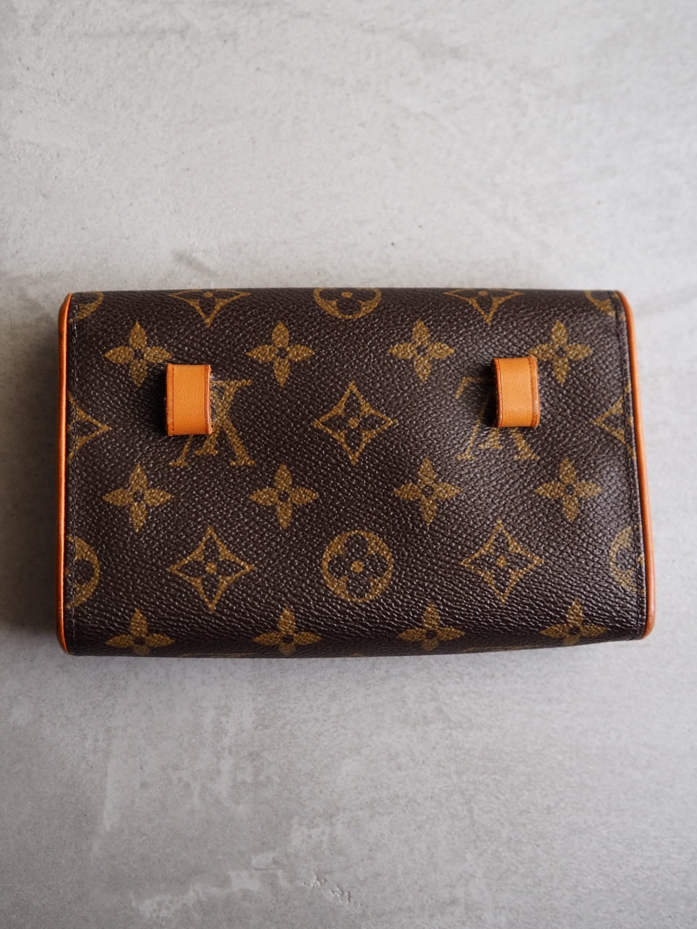 LOUIS VUITTON Monogram Pochette Florentine M51855 Belt Bag Waist Pouch Bag Authentic