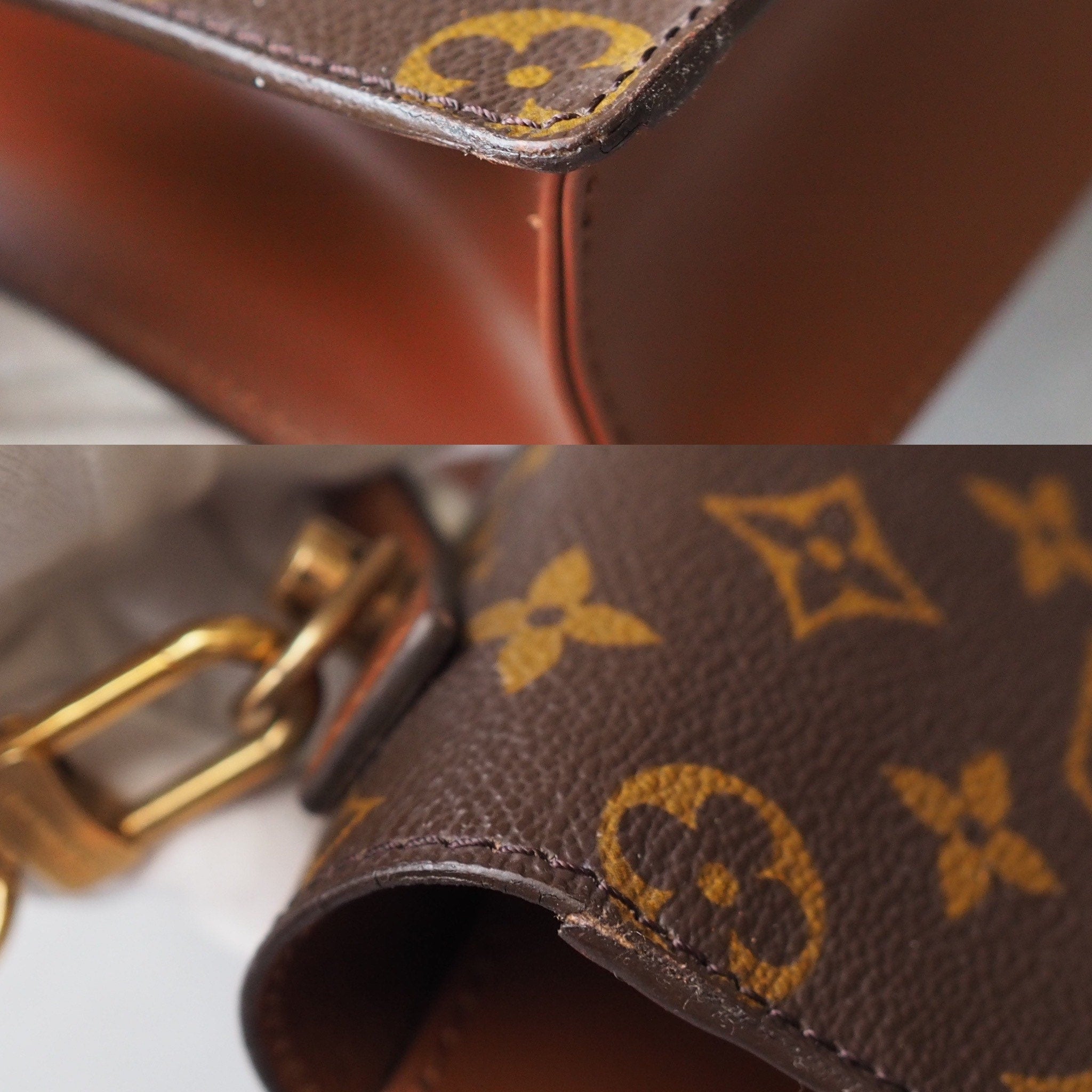 LOUIS VUITTON Monogram Monceau 2way Hand Shoulder Bag M51185 Authentic