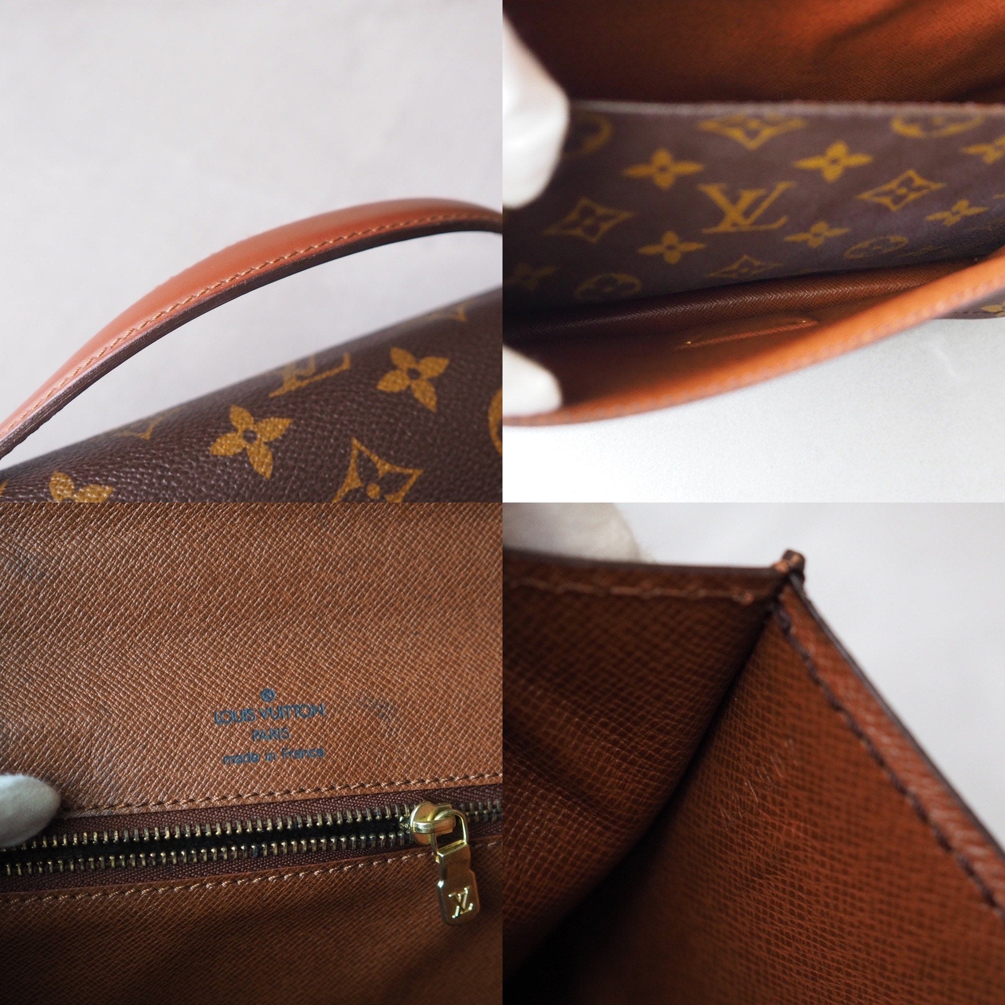 LOUIS VUITTON Monogram Monceau 2way Hand Shoulder Bag M51185 Authentic