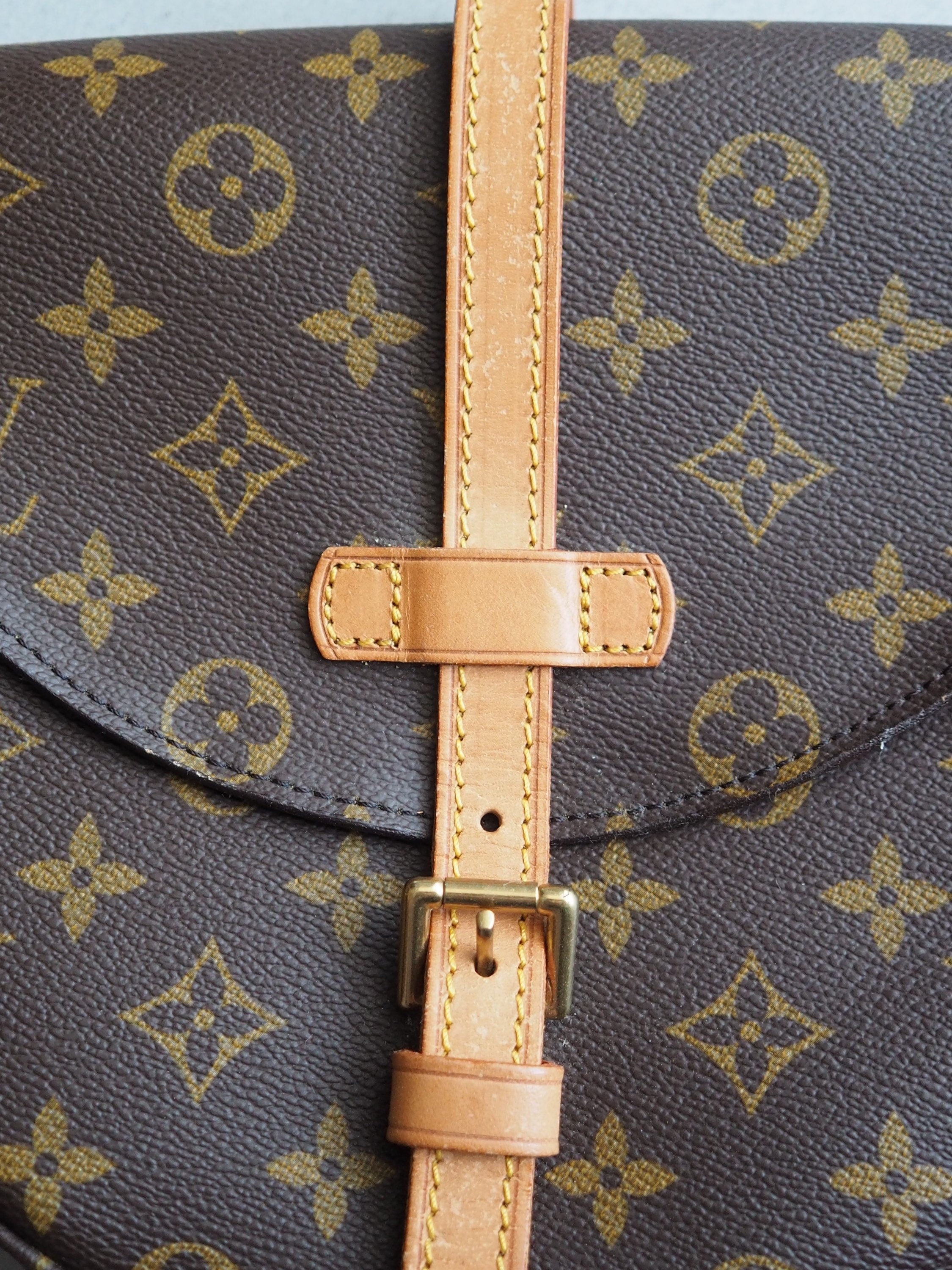 LOUIS VUITTON Monogram Chantilly MM Shoulder Bag Authentic