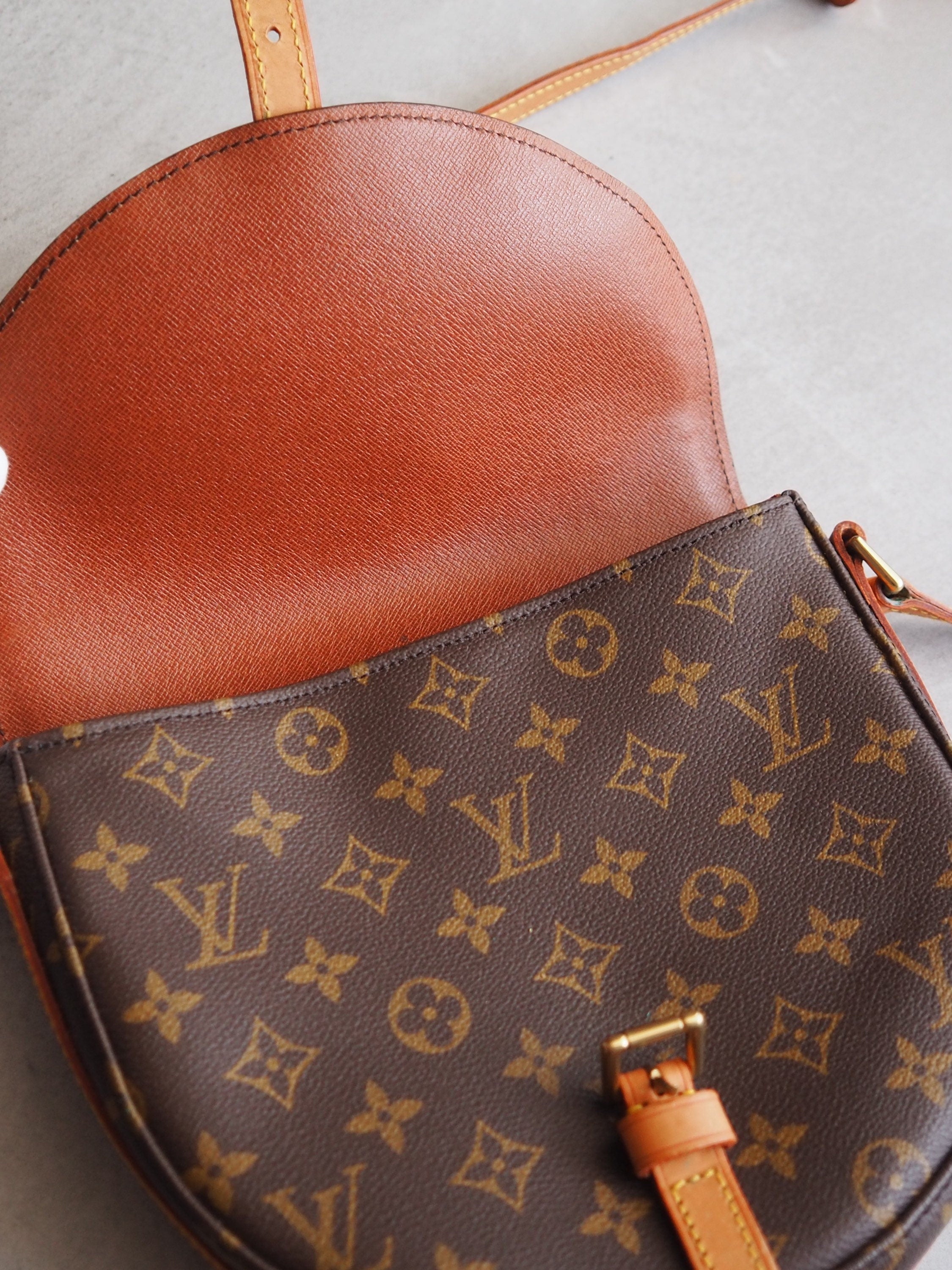 LOUIS VUITTON Monogram Chantilly MM Shoulder Bag Authentic